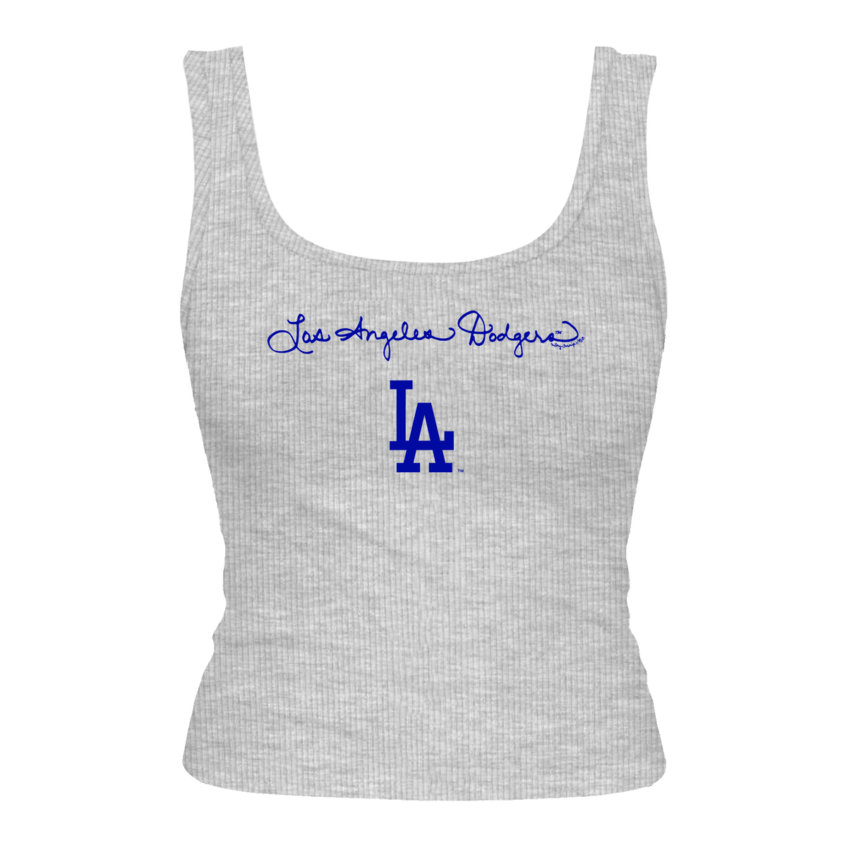 Los Angeles Dodgers Logo Script Emmy Tank