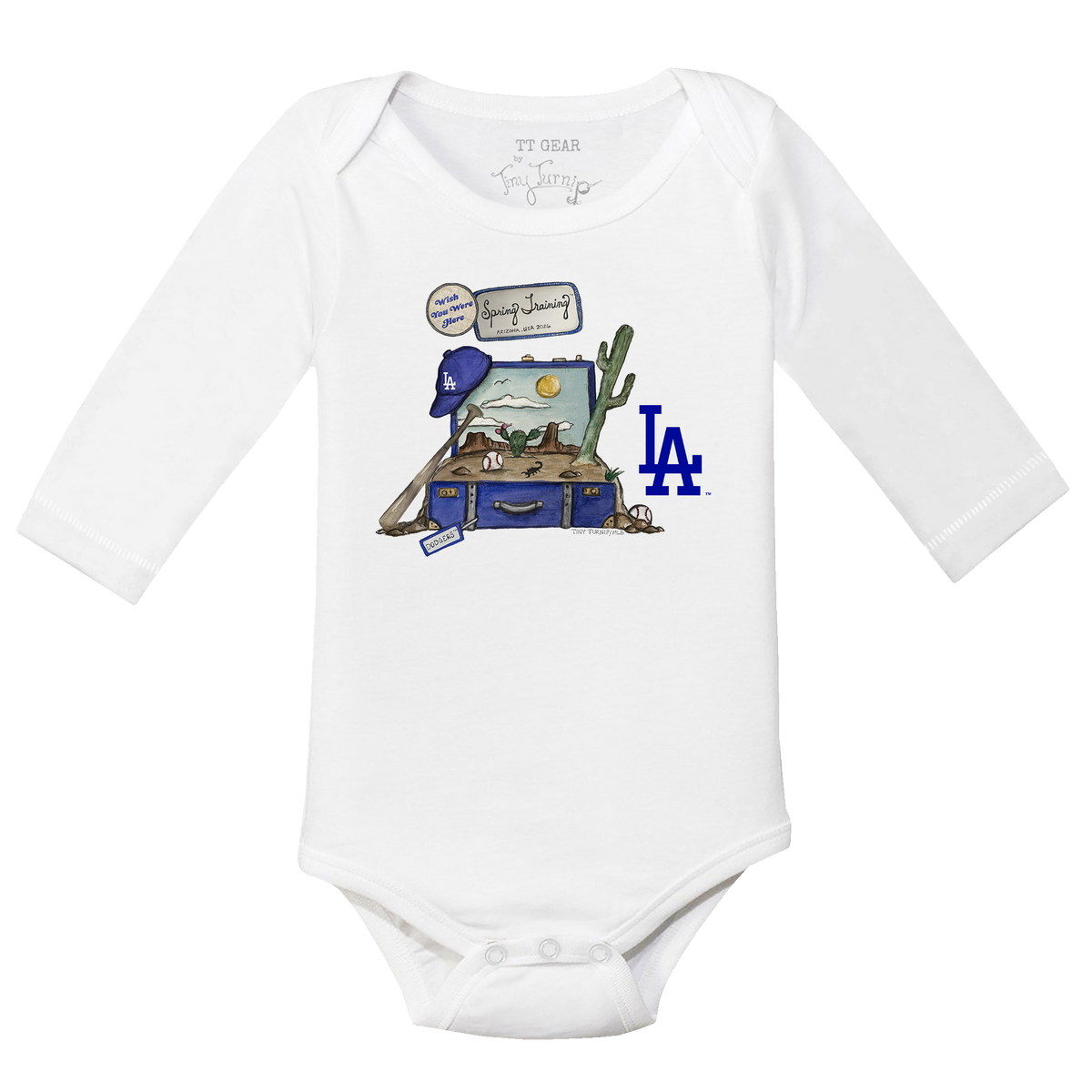 Los Angeles Dodgers Spring Training 2026 Long Sleeve Snapper - Tiny Turnip