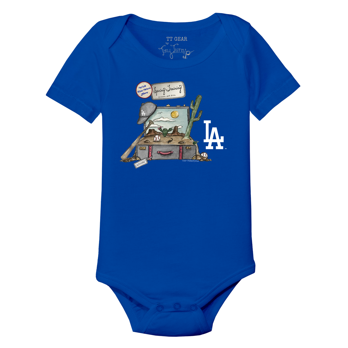 Los Angeles Dodgers Spring Training 2026 Short Sleeve Snapper - Tiny Turnip
