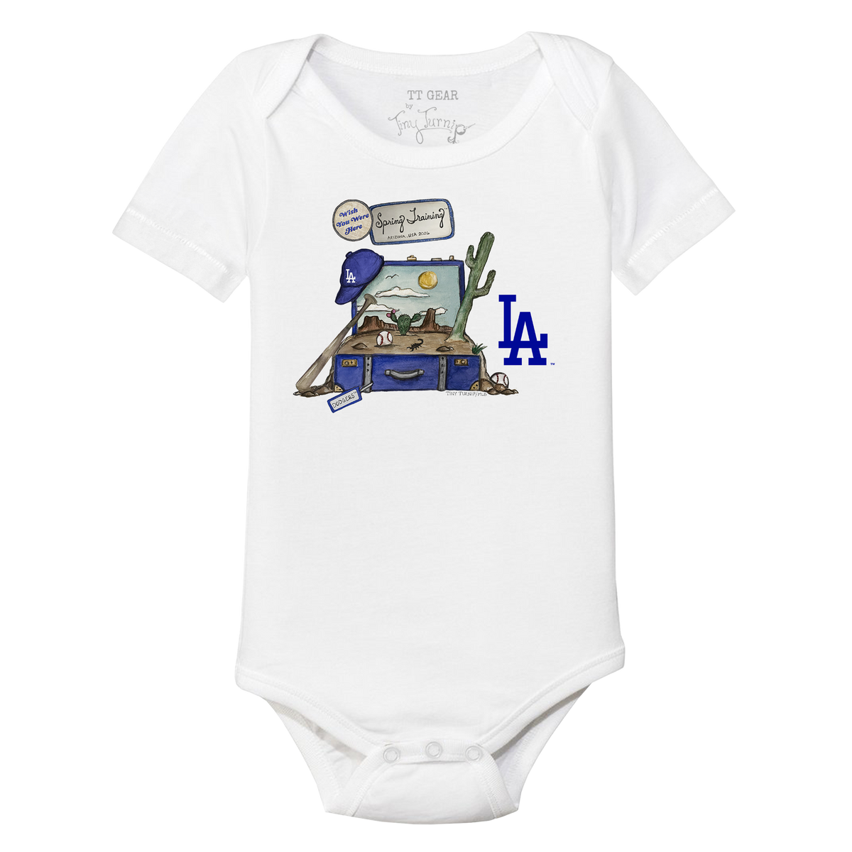 Los Angeles Dodgers Spring Training 2026 Short Sleeve Snapper - Tiny Turnip
