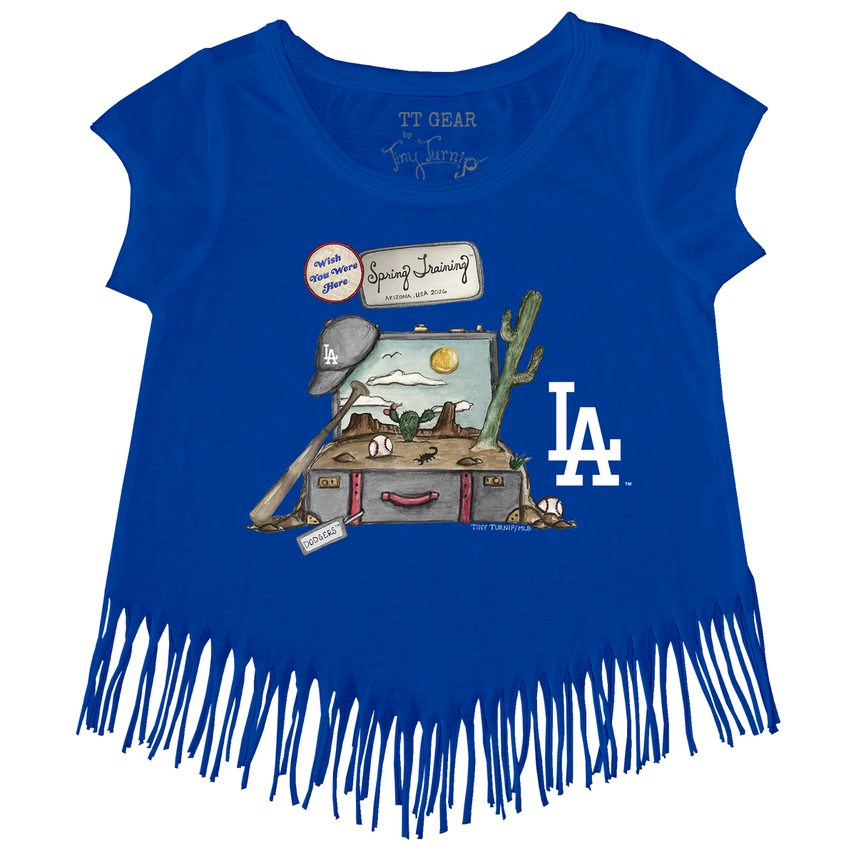 Los Angeles Dodgers Spring Training 2026 Fringe Tee - Tiny Turnip