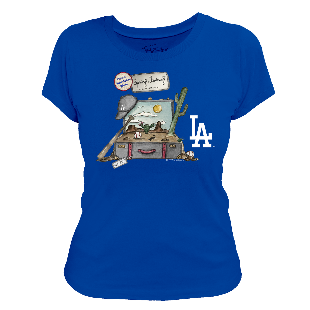 Los Angeles Dodgers Spring Training 2026 Women's Tee Shirt - Tiny Turnip