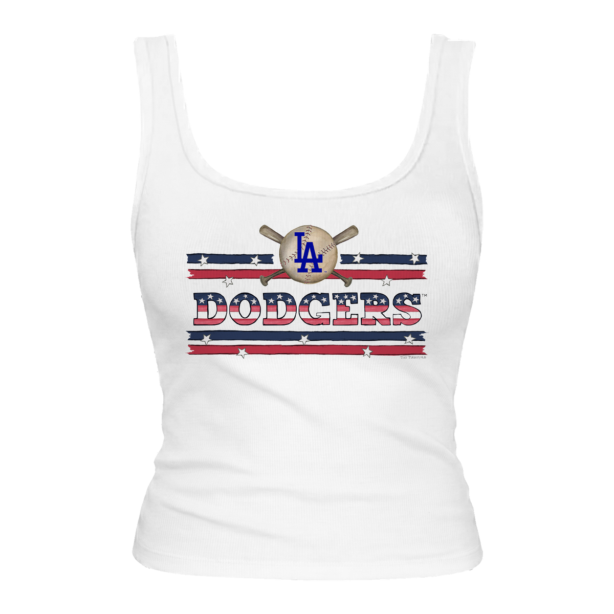 Los Angeles Dodgers Stars and Stripes Emmy Tank