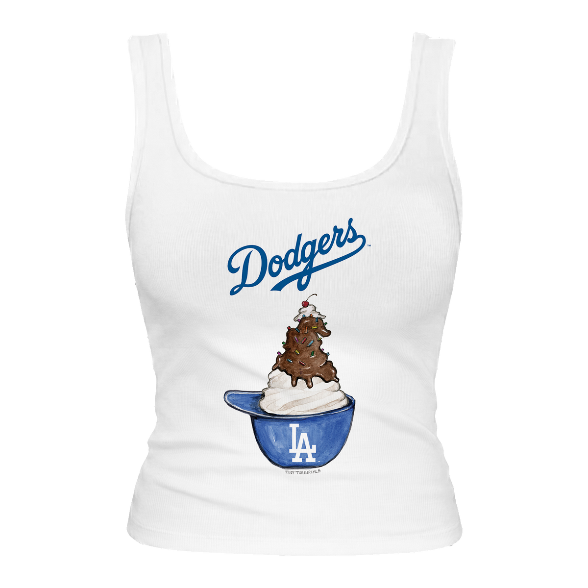 Los Angeles Dodgers Sundae Helmet Emmy Tank