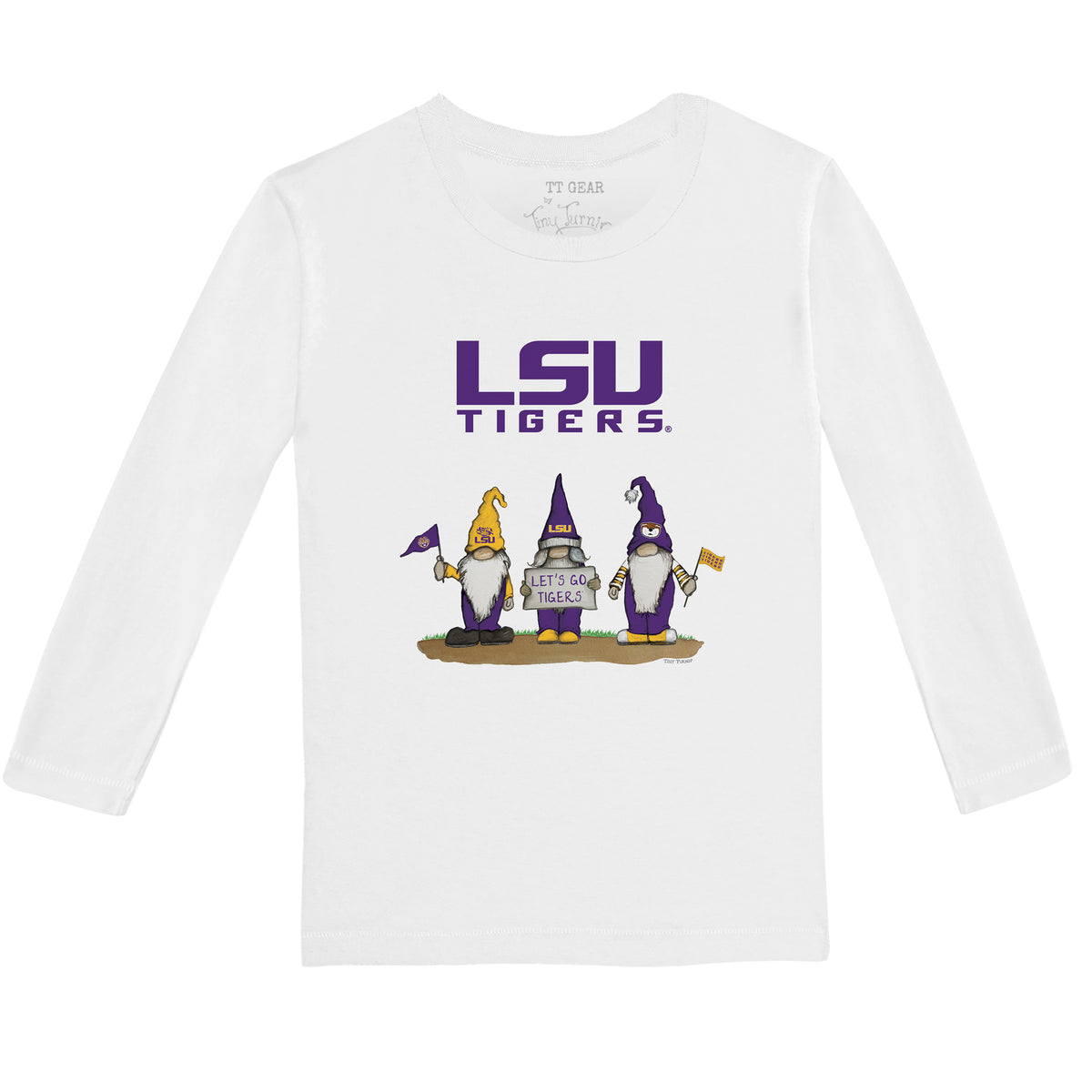LSU Tigers Gnomes Long-Sleeve Tee Shirt