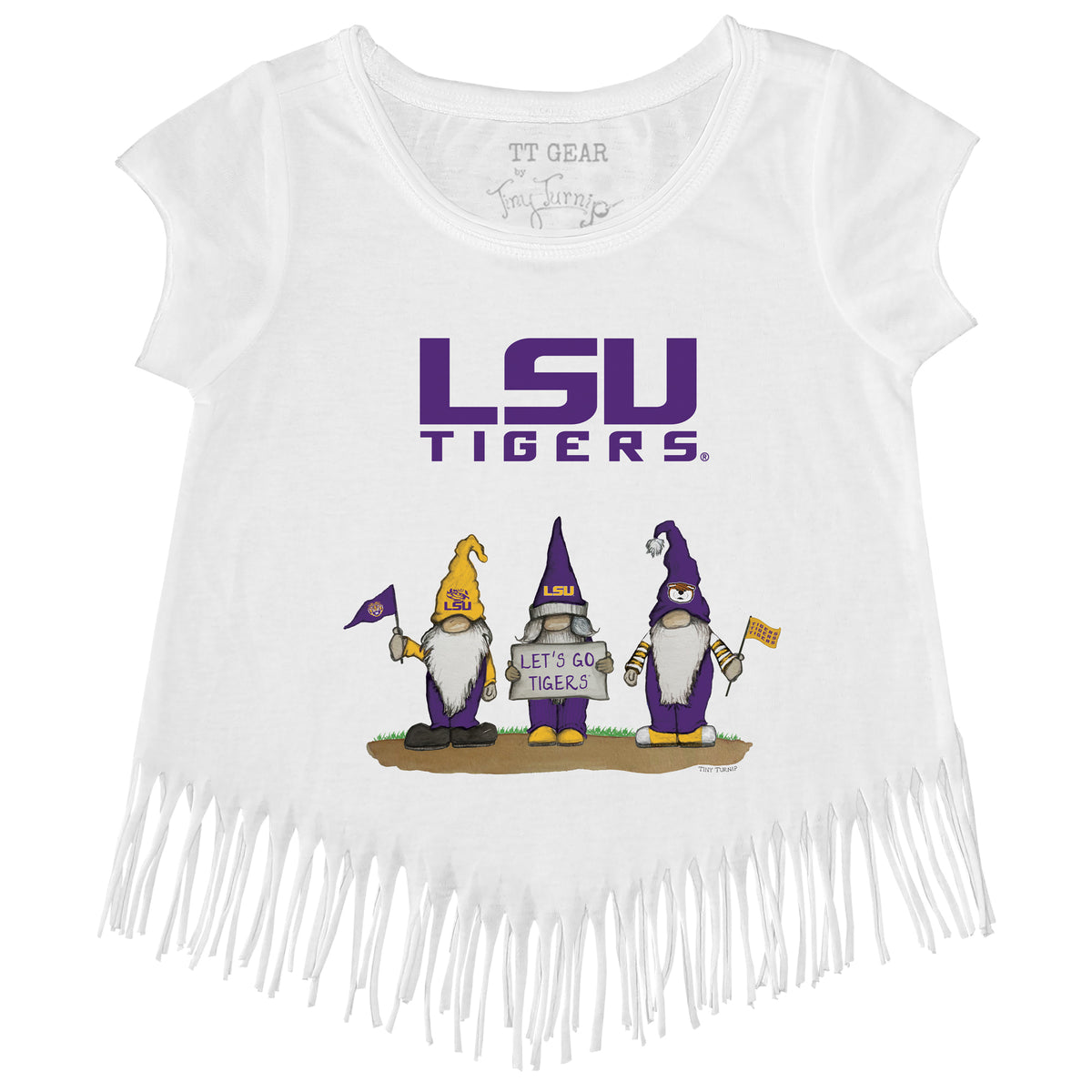 LSU Tigers Gnomes Fringe Tee