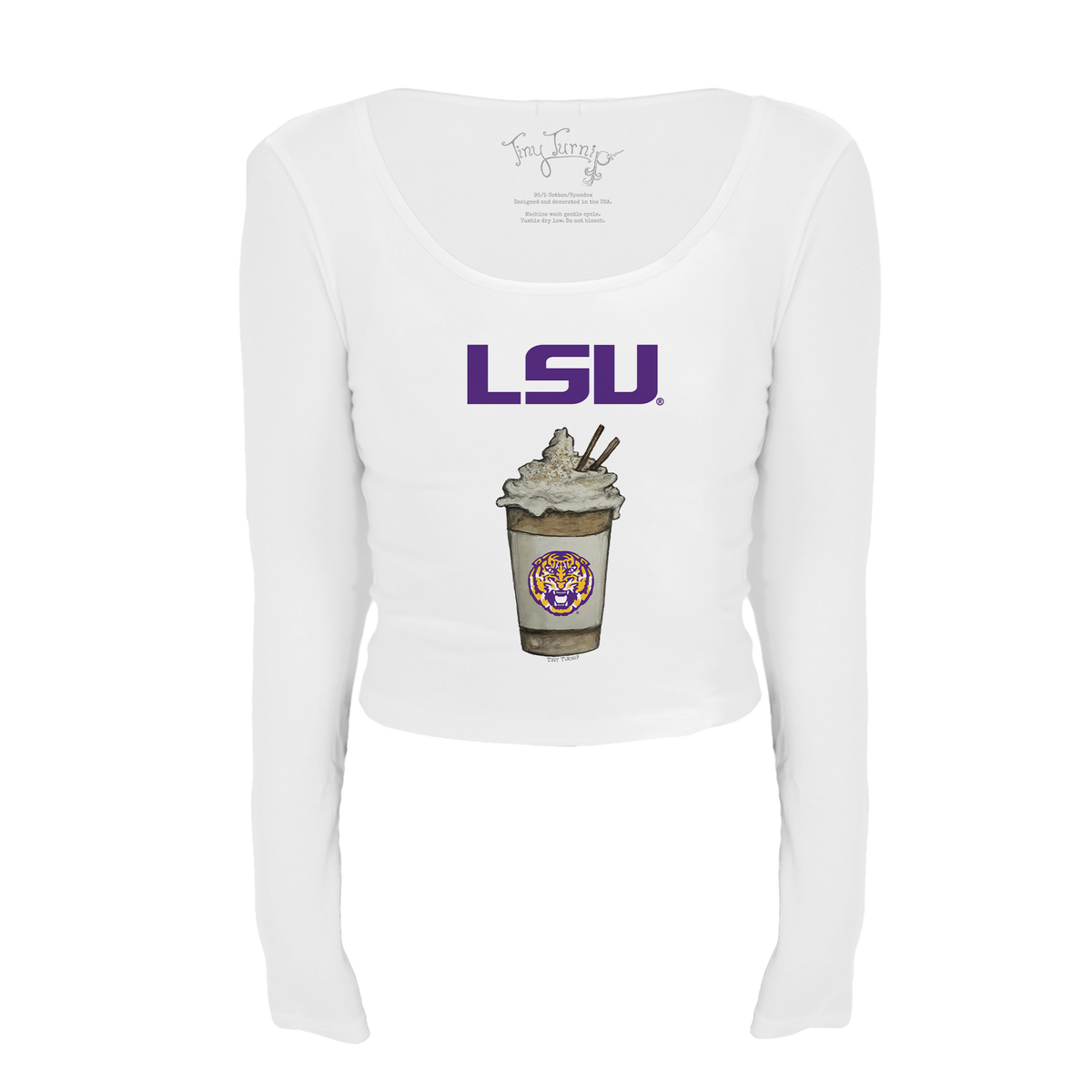 LSU Tigers Latte Women's Lucy Long Sleeve