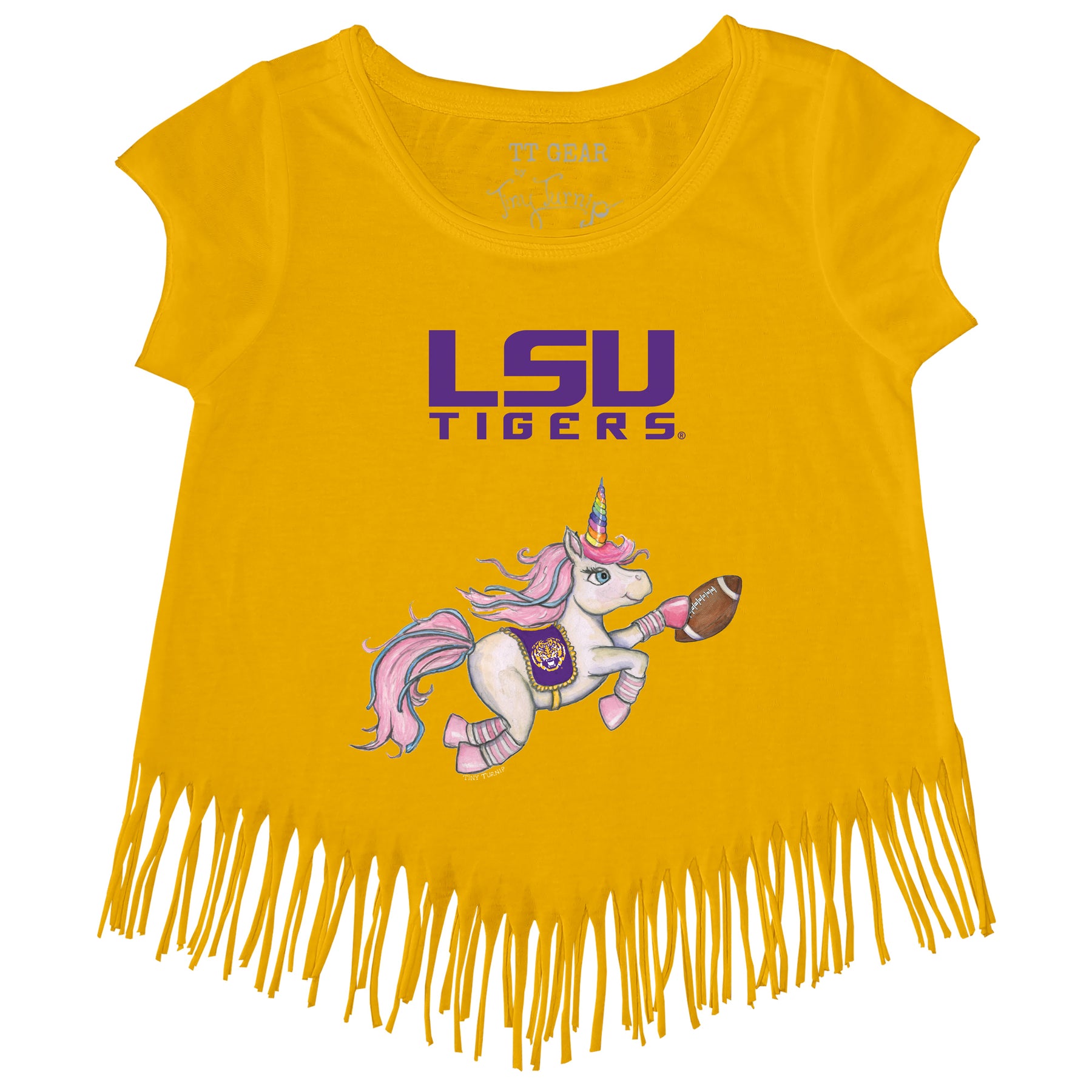 LSU Tigers Unicorn Fringe Tee