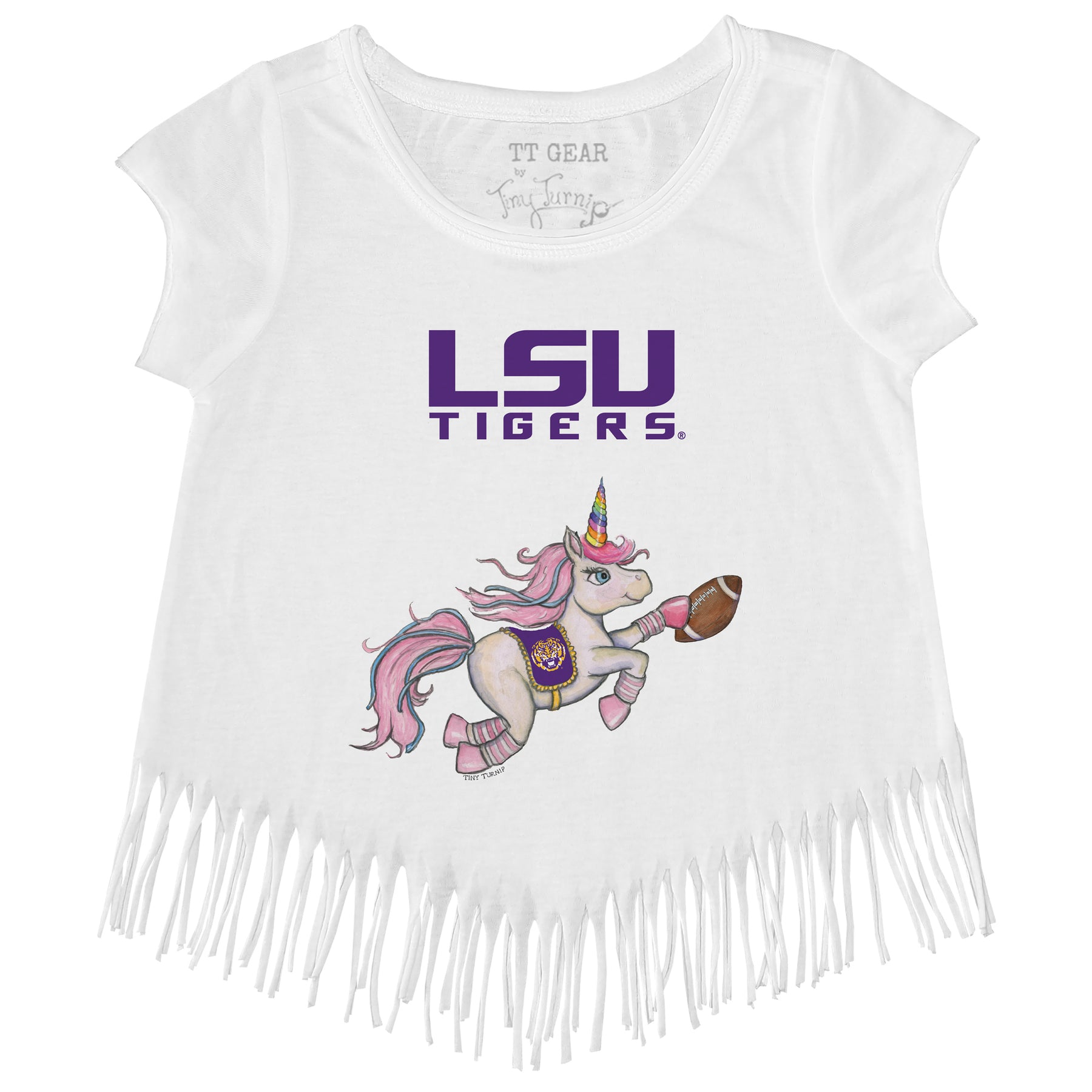 LSU Tigers Unicorn Fringe Tee