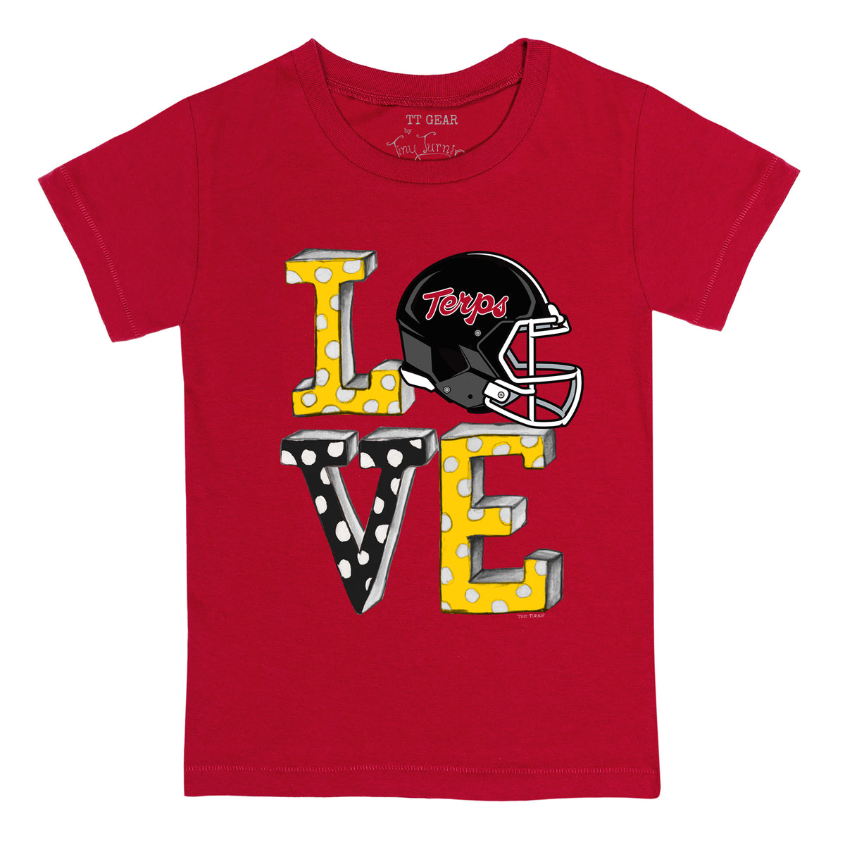 Maryland Terrapins LOVE Kid's Tee Shirt