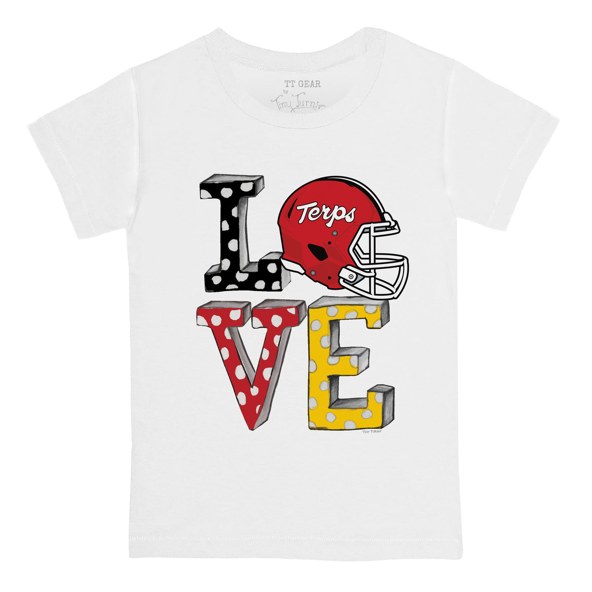 Maryland Terrapins LOVE Kid's Tee Shirt
