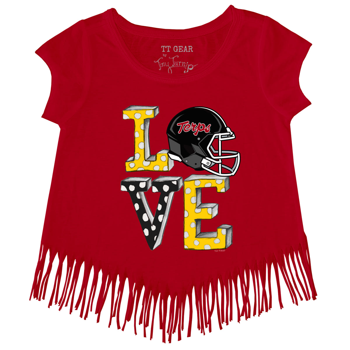 Maryland Terrapins LOVE Fringe Tee