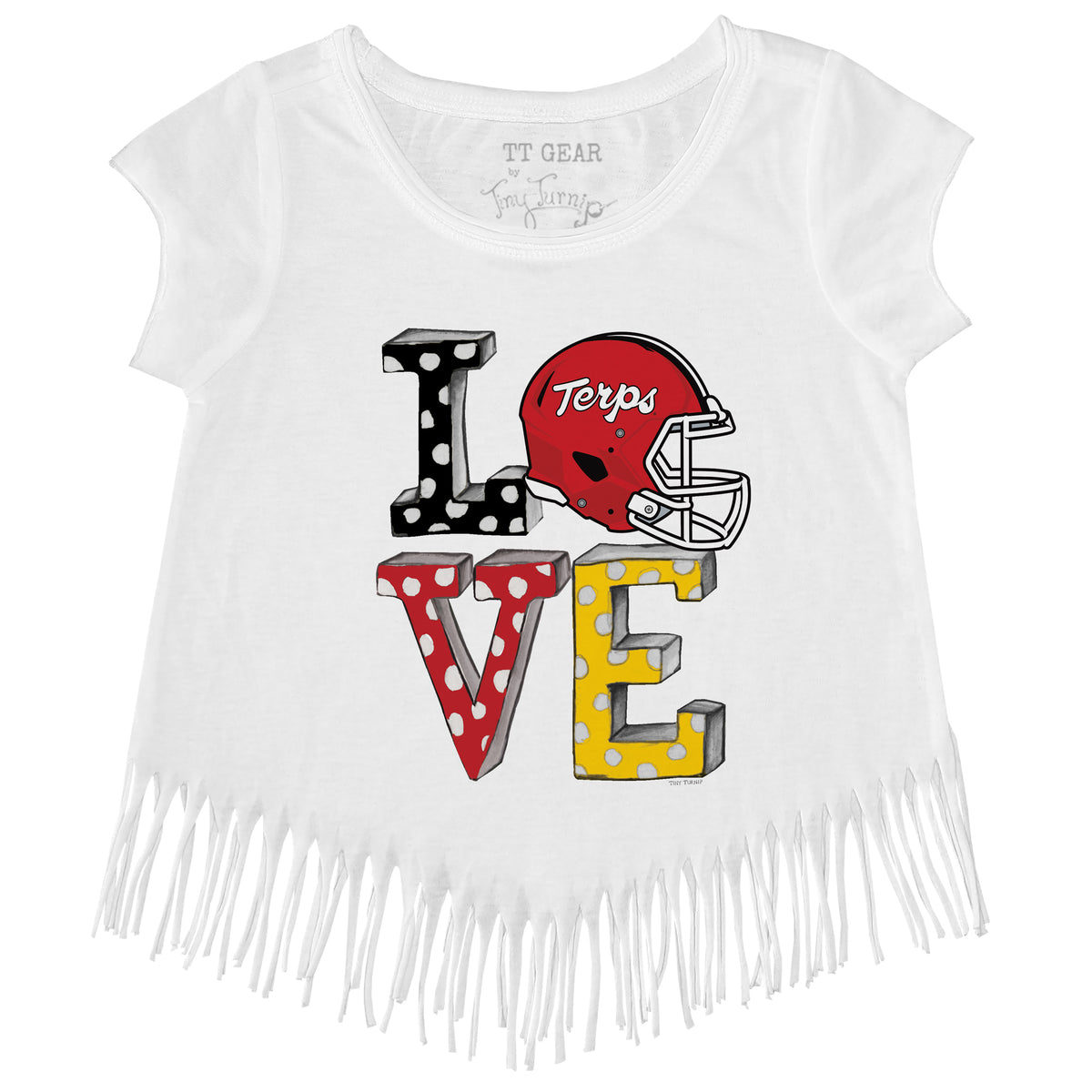 Maryland Terrapins LOVE Fringe Tee
