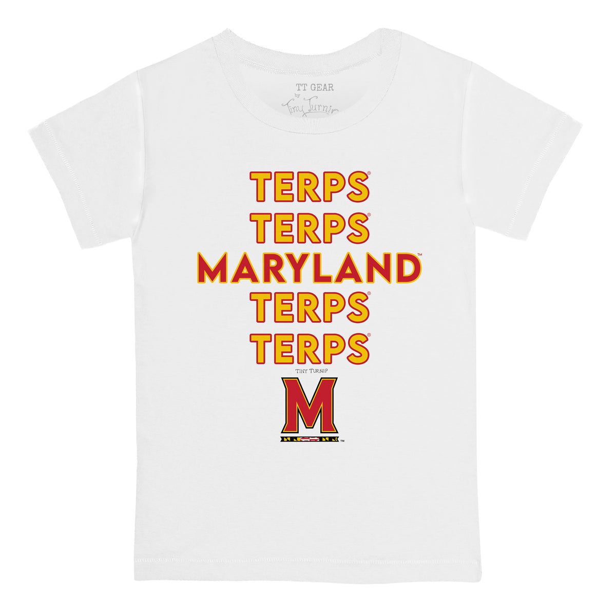 Maryland Terrapins Stacked Kid's Tee Shirt