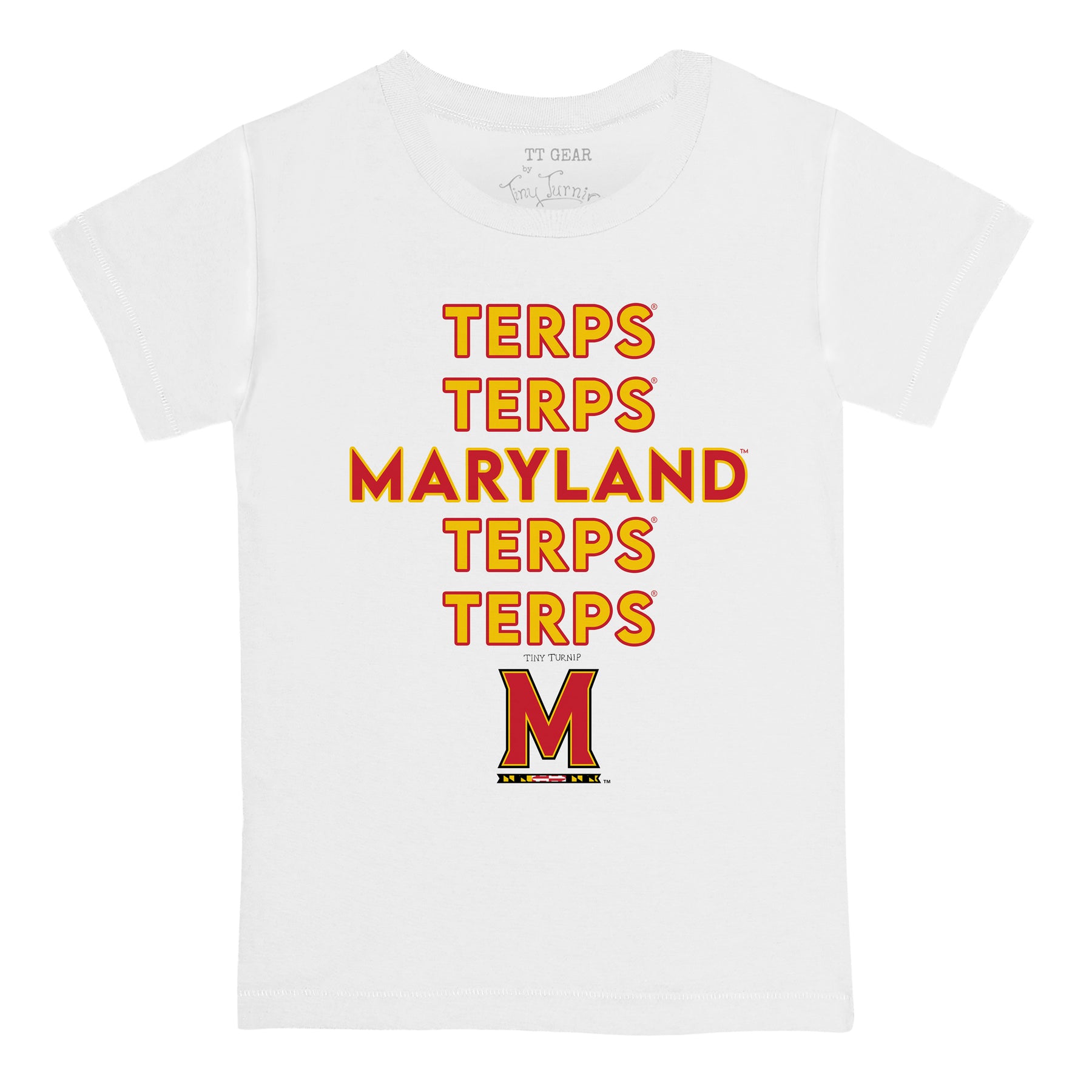 Maryland Terrapins Stacked Kid's Tee Shirt