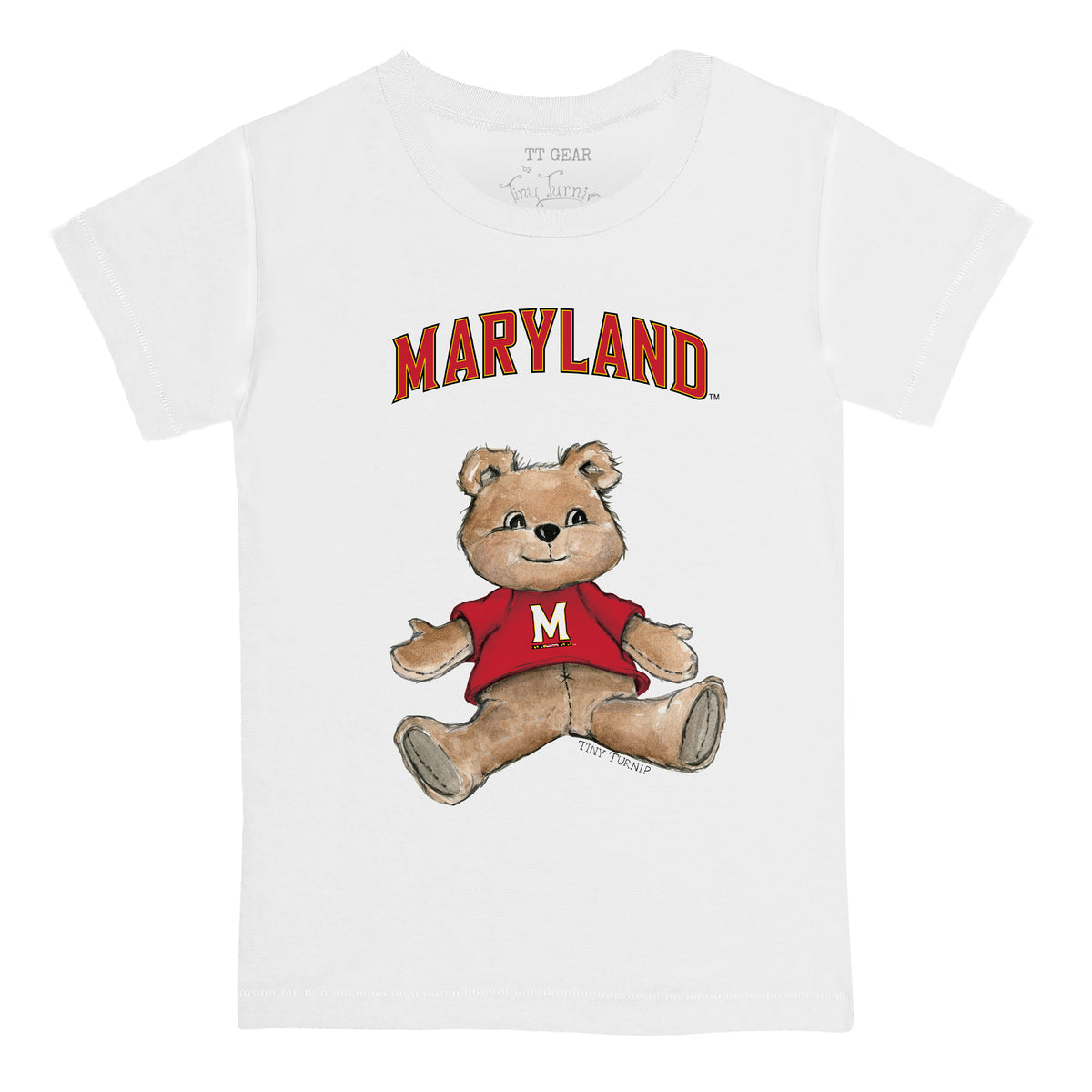Maryland Terrapins Teddy Kid's Tee Shirt