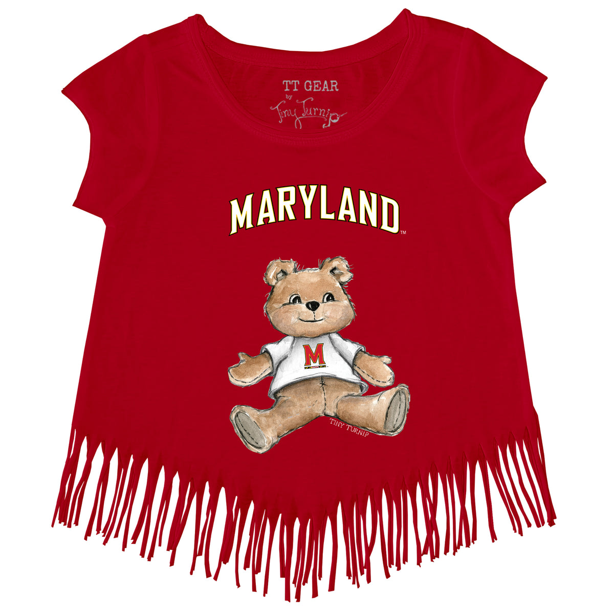 Maryland Terrapins Teddy Fringe Tee