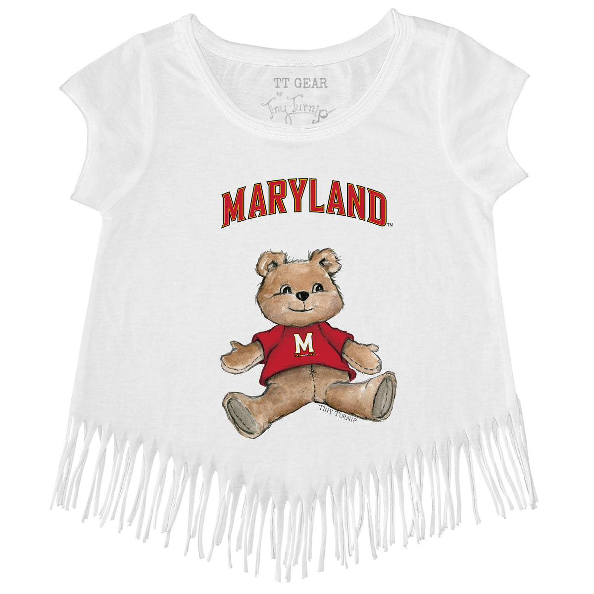 Maryland Terrapins Teddy Fringe Tee