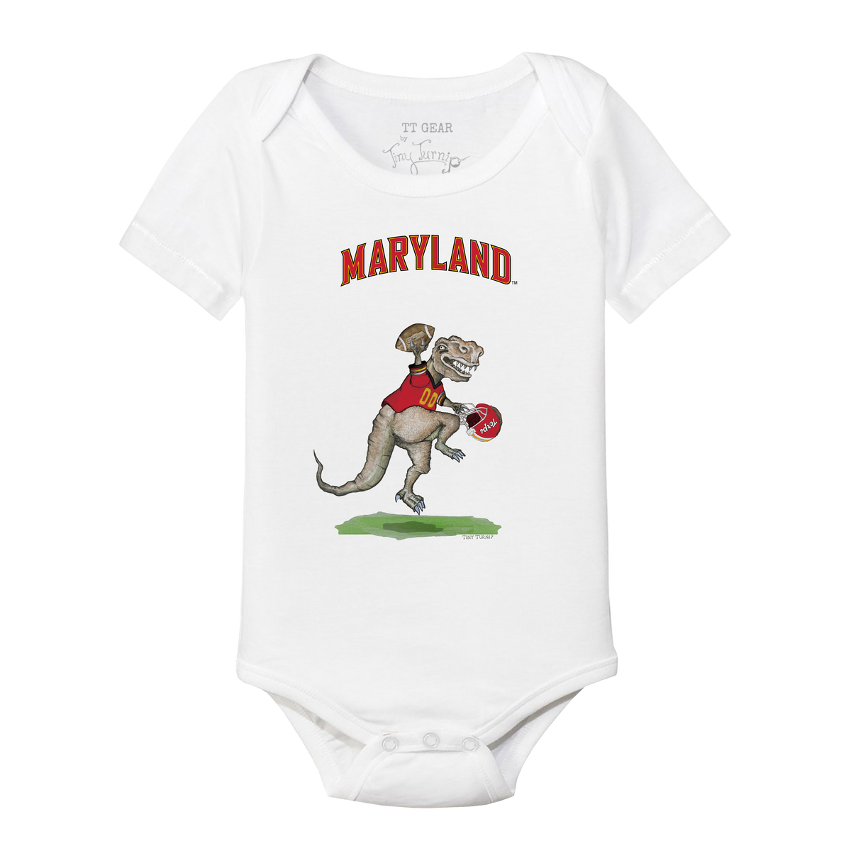 Maryland Terrapins TT Rex Short Sleeve Snapper