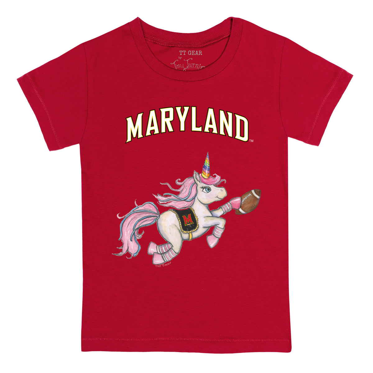 Maryland Terrapins Unicorn Kid's Tee Shirt
