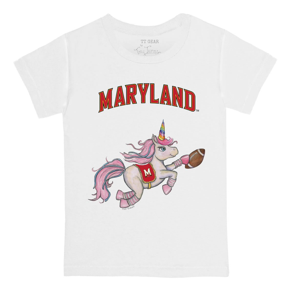 Maryland Terrapins Unicorn Kid's Tee Shirt