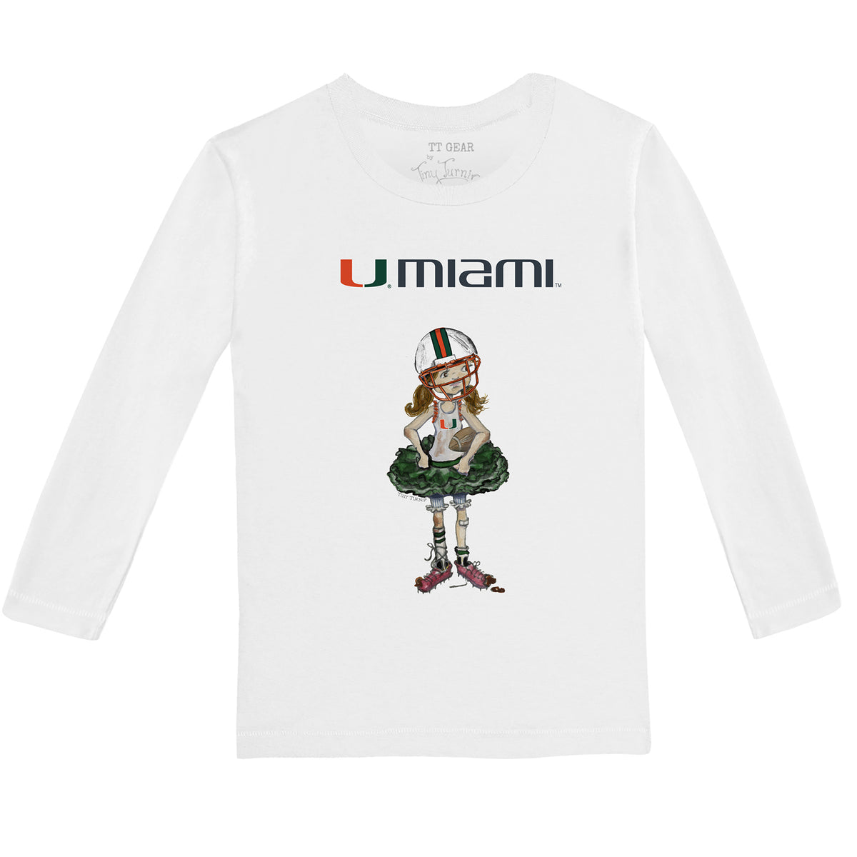 Miami Hurricanes Babes Long-Sleeve Tee Shirt