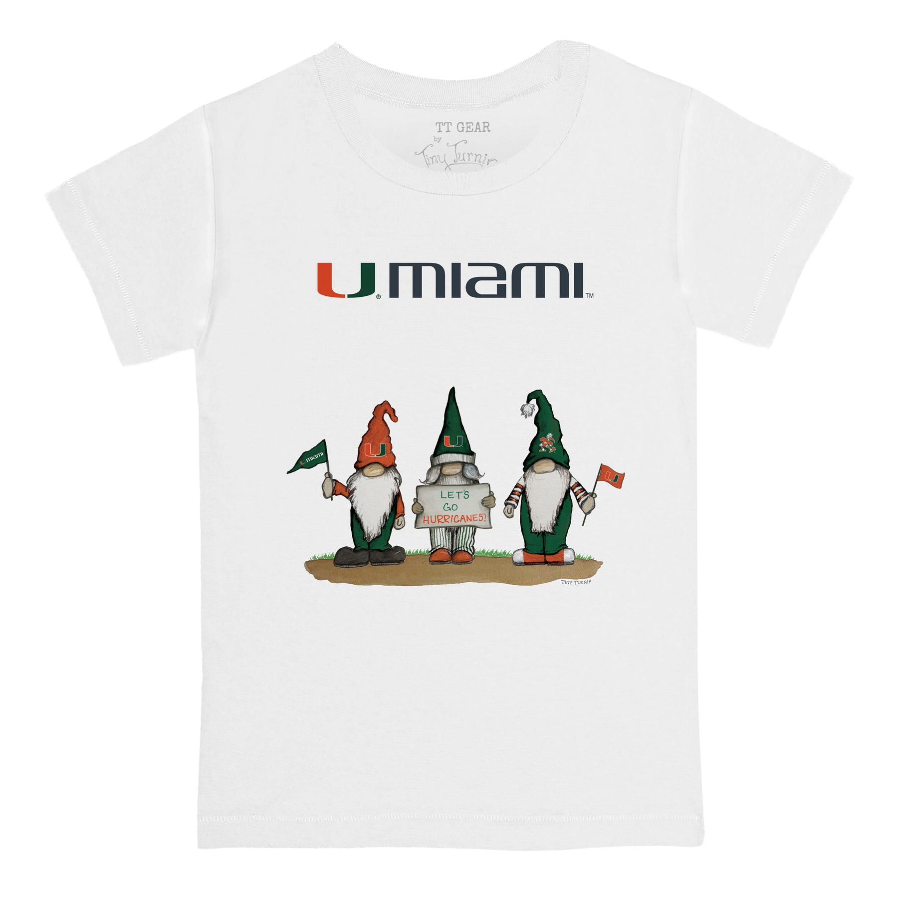 Miami Hurricanes Gnomes Tee Shirt