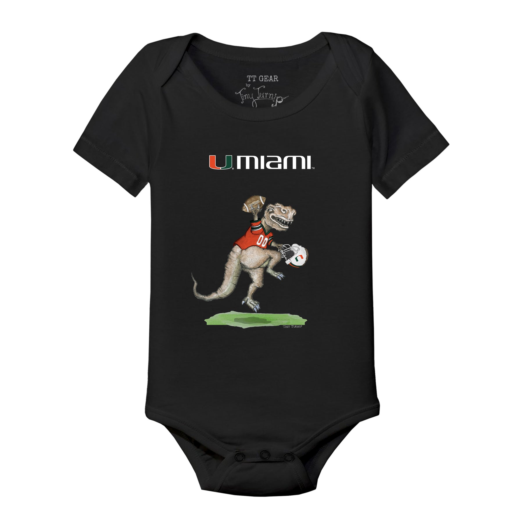 Miami Hurricanes TT Rex Short Sleeve Snapper