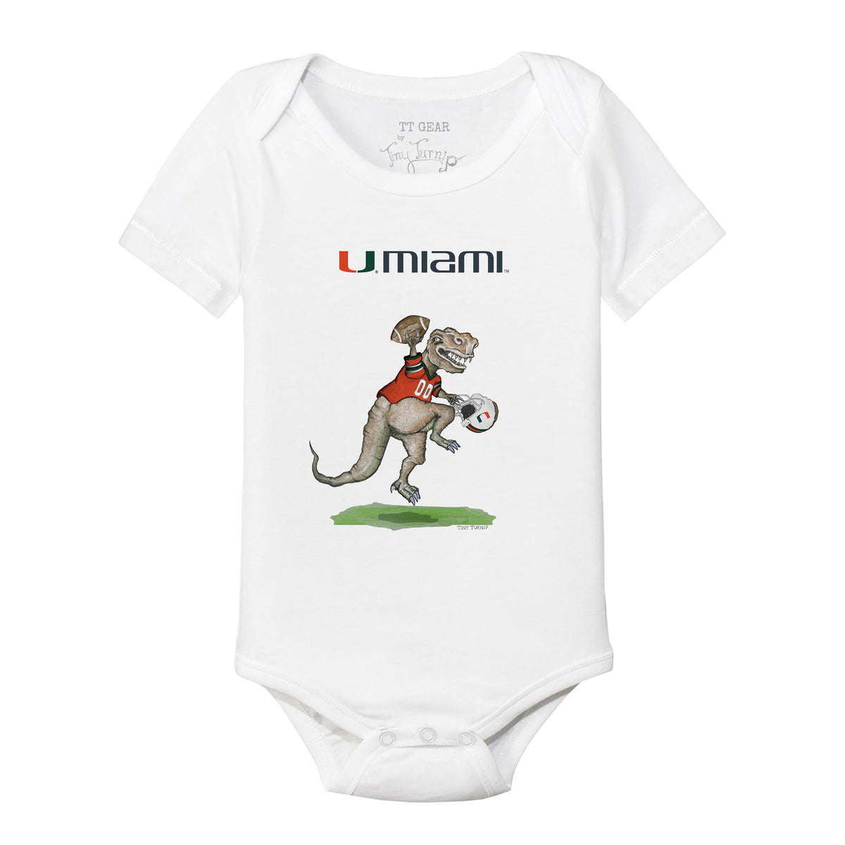 Miami Hurricanes TT Rex Short Sleeve Snapper