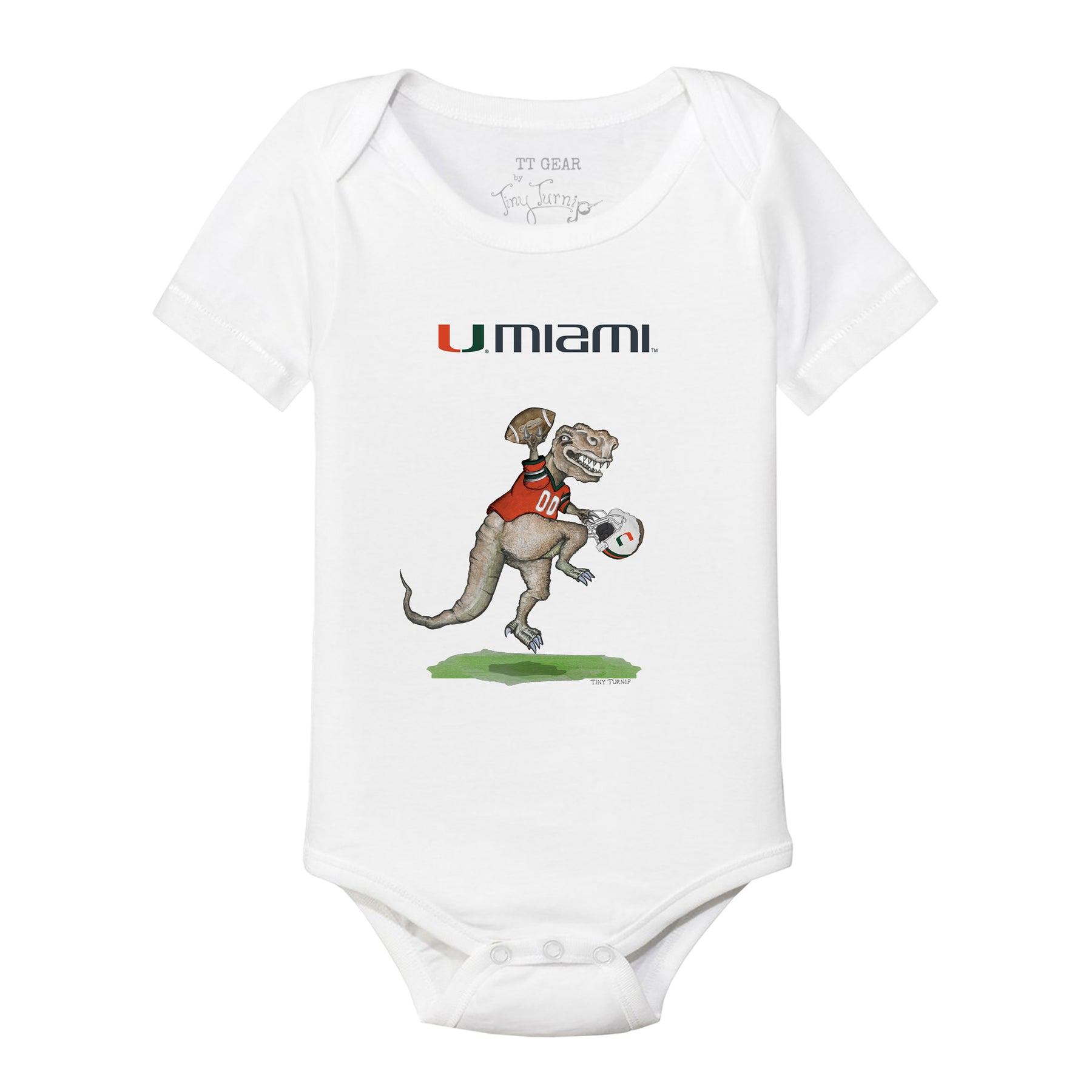 Miami Hurricanes TT Rex Short Sleeve Snapper