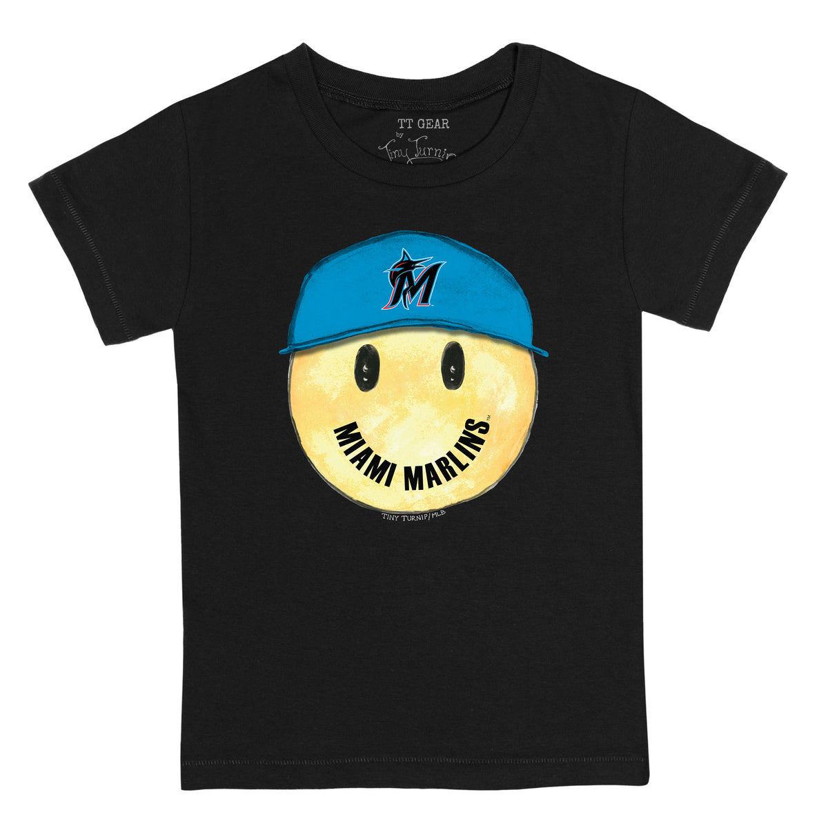 Miami Marlins Smiley Tee Shirt