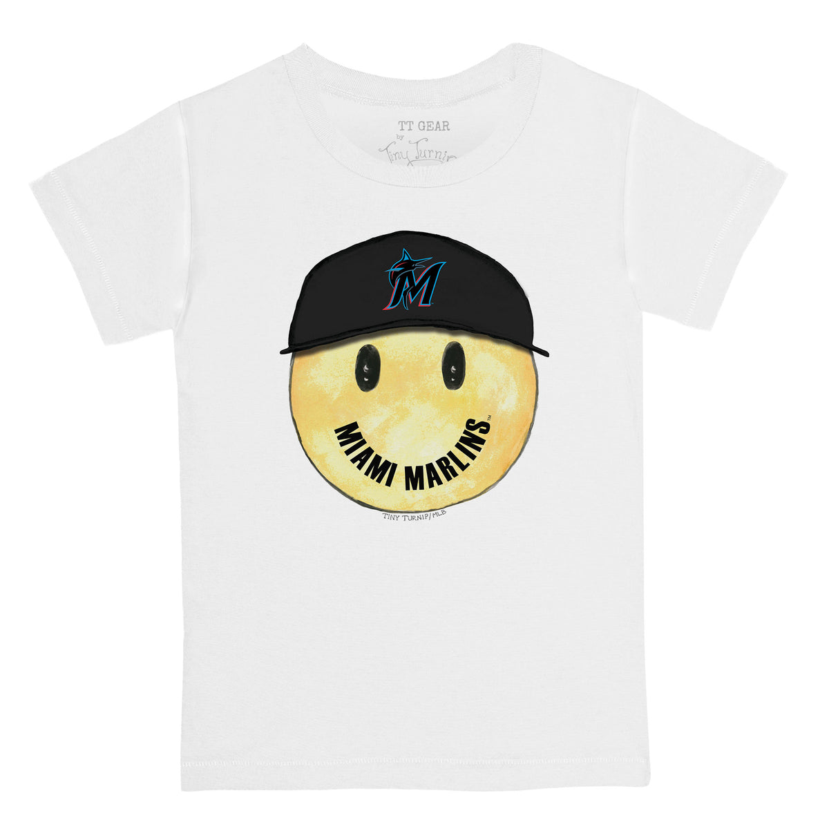 Miami Marlins Smiley Tee Shirt