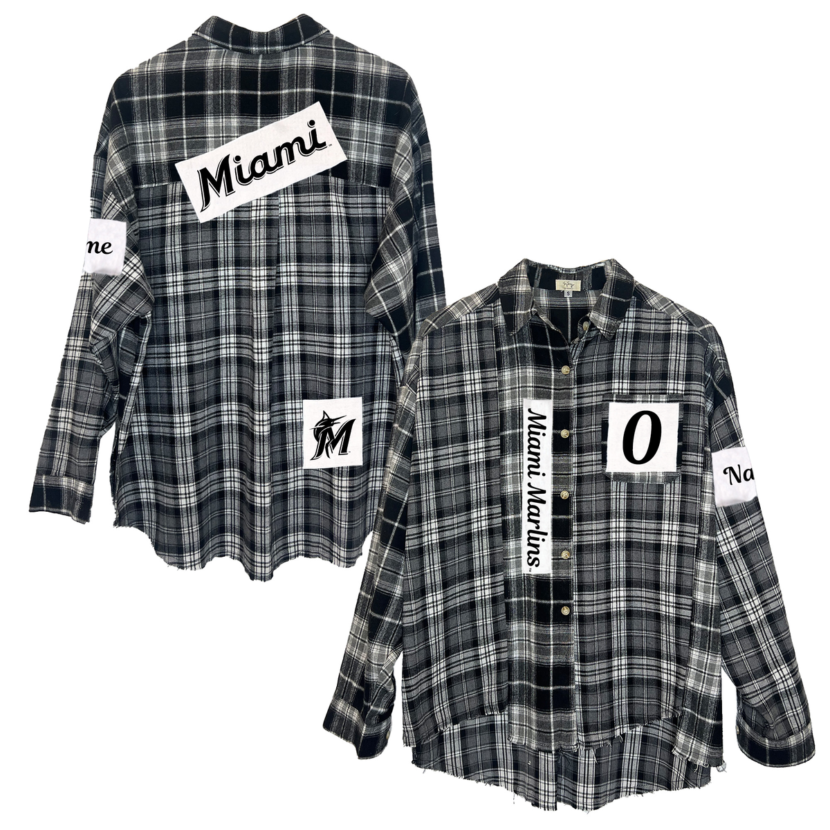 Miami Marlins Black Out Flannel