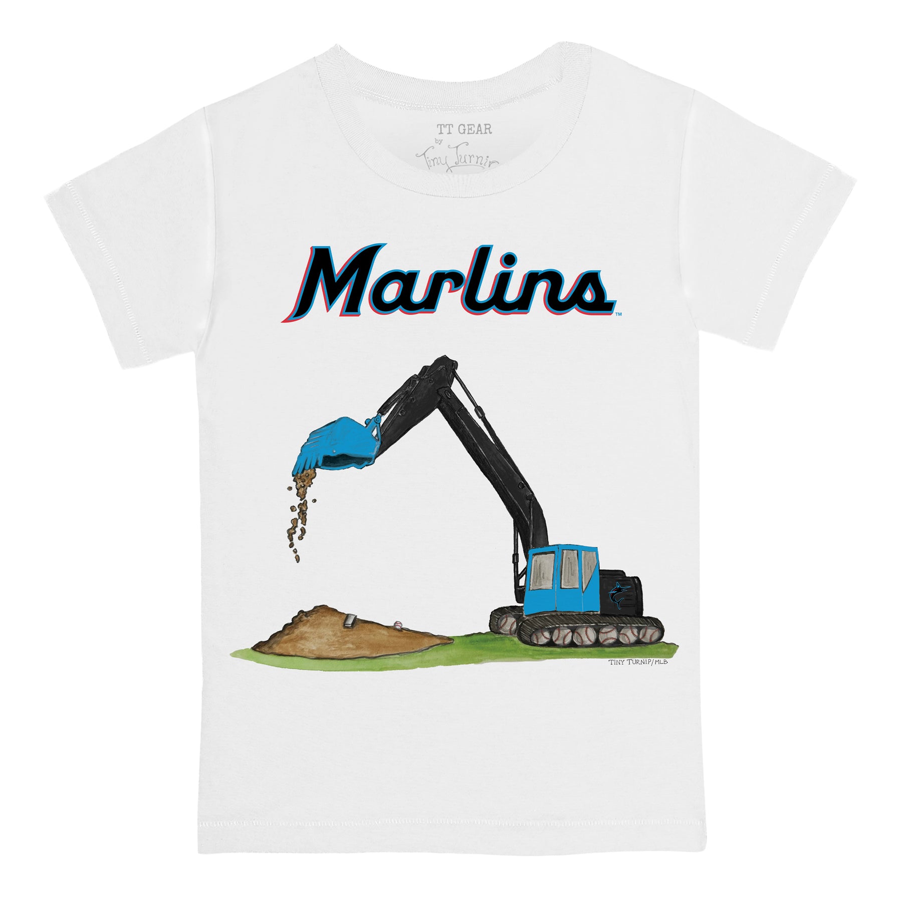 Miami Marlins Excavator Tee Shirt