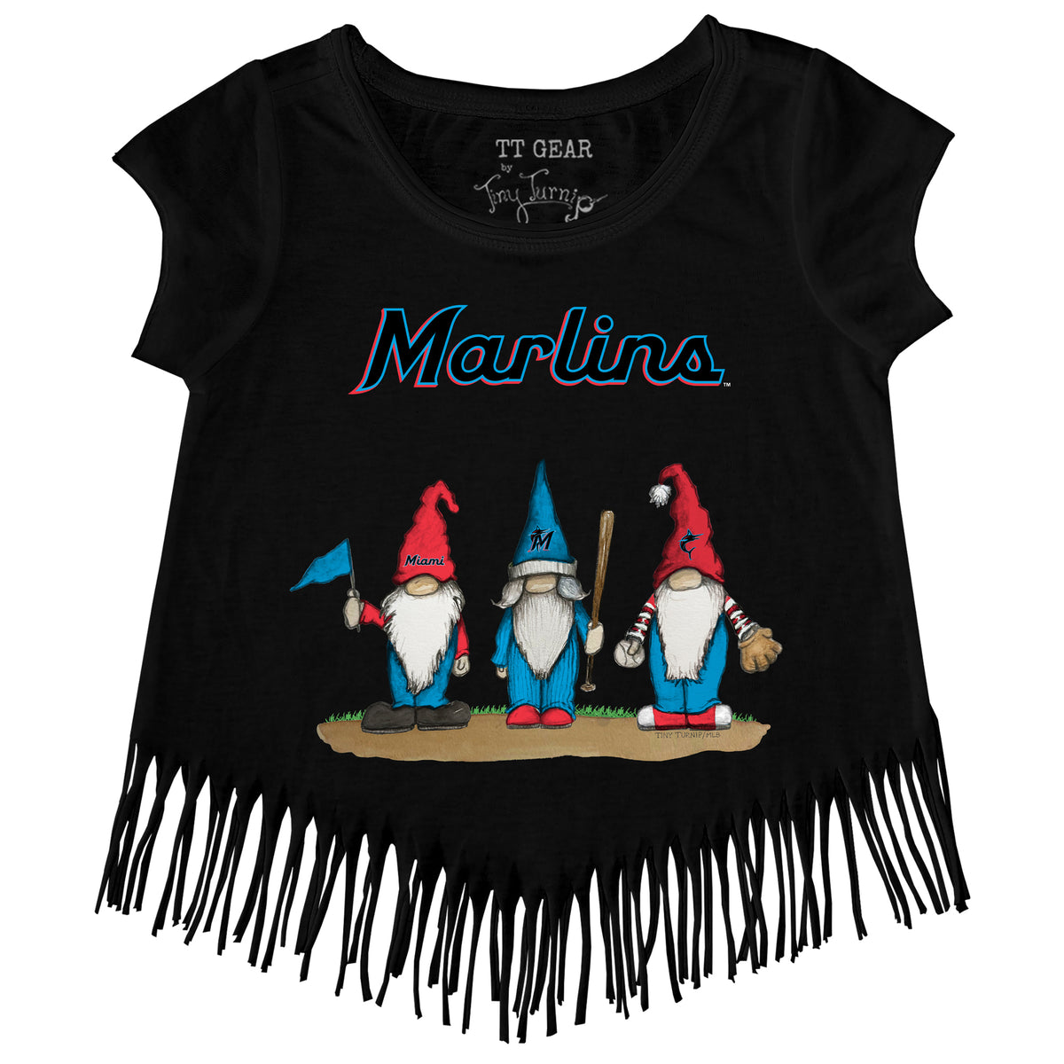 Miami Marlins Gnomes Fringe Tee