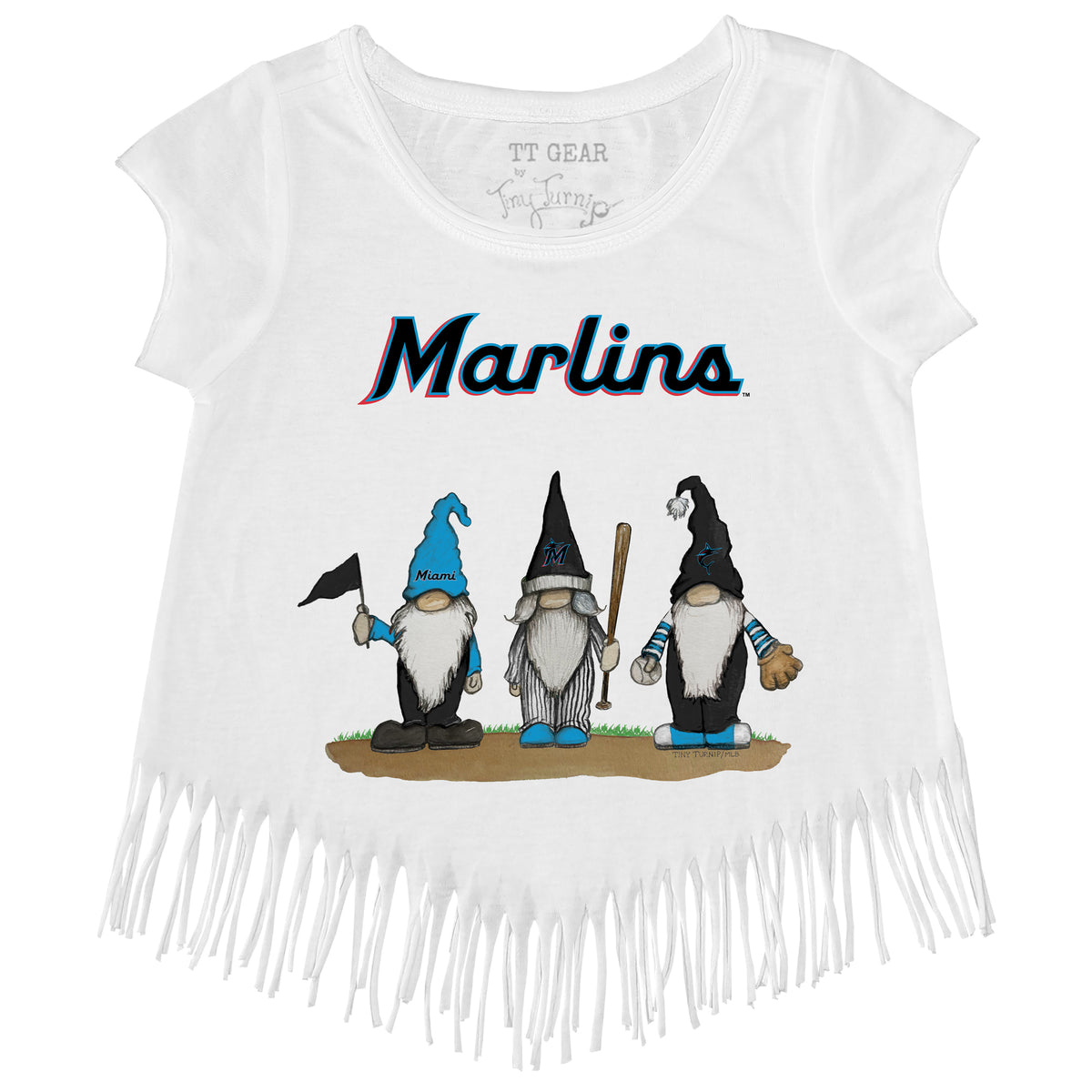 Miami Marlins Gnomes Fringe Tee