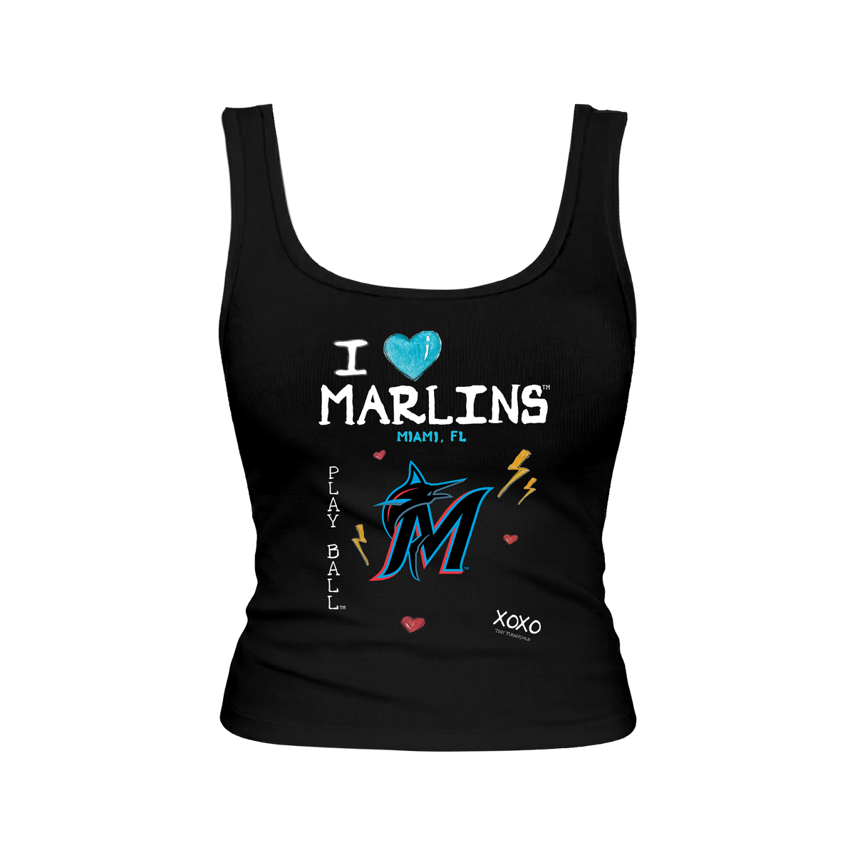 Miami Marlins I Heart Marlins Emmy Tank