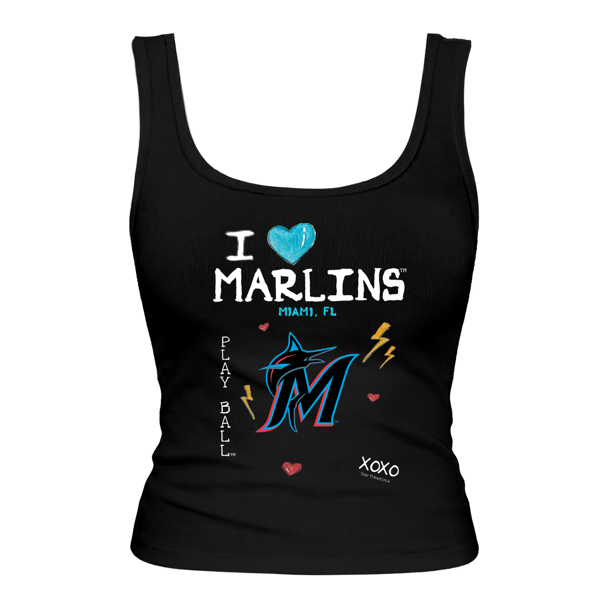 Miami Marlins I Heart Marlins Emmy Tank