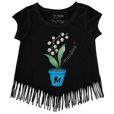 Miami Marlins Ladybug Fringe Tee