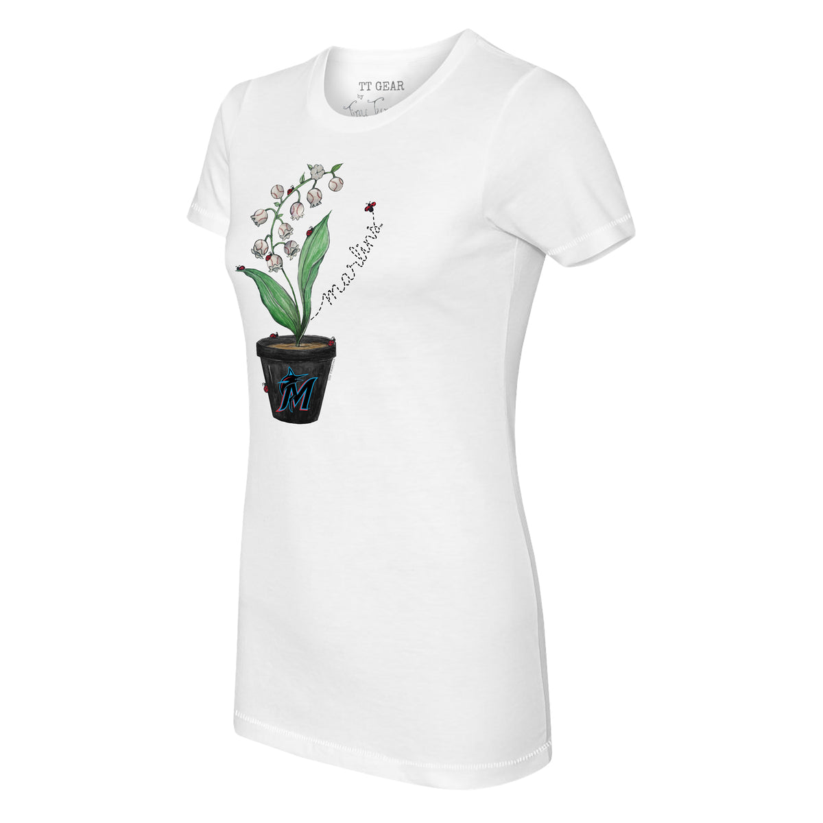Miami Marlins Ladybug Tee Shirt