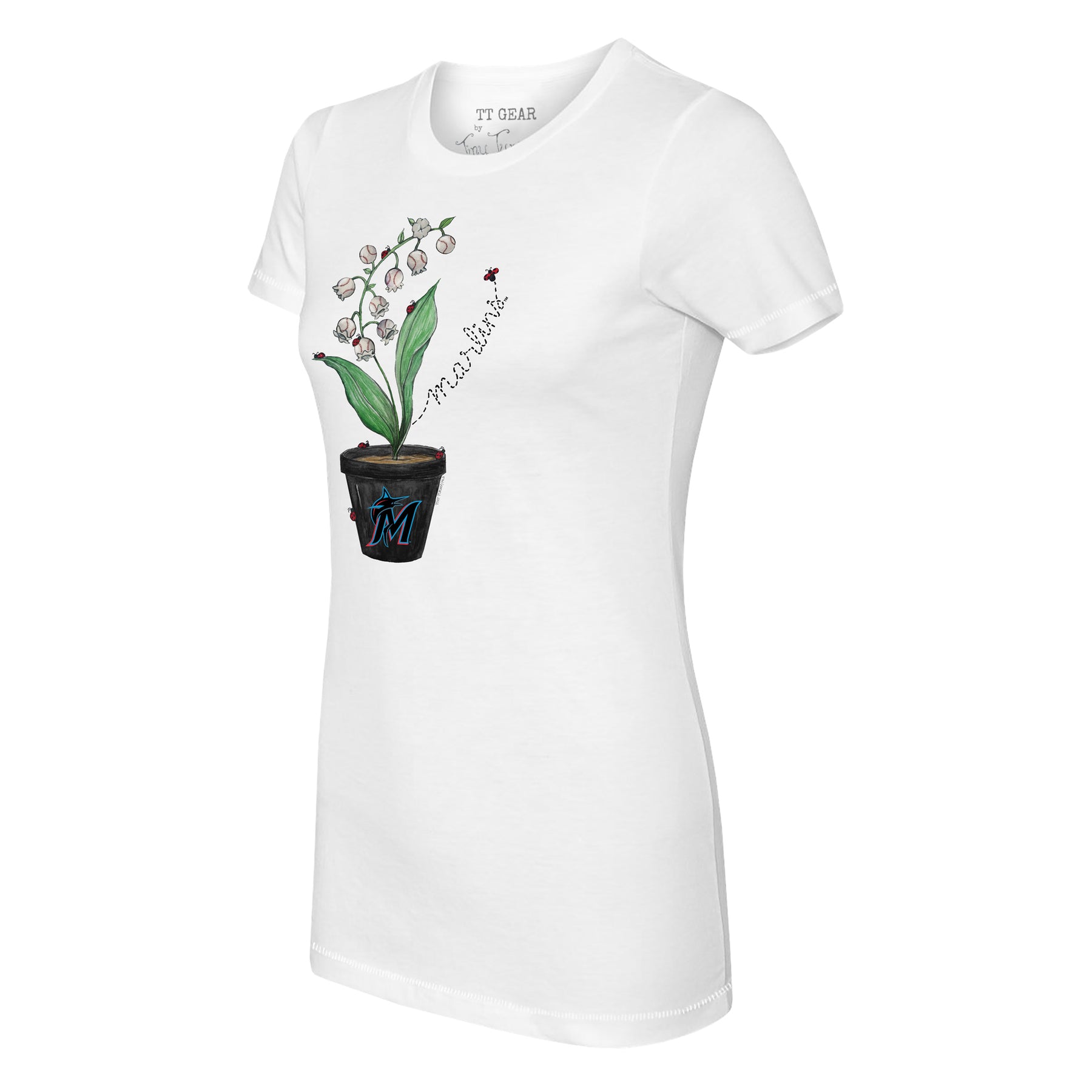 Miami Marlins Ladybug Tee Shirt