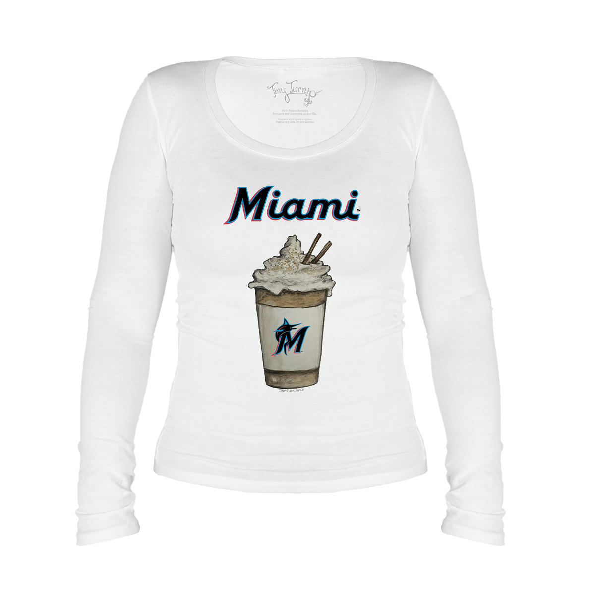 Miami Marlins Latte Legend Long Sleeve