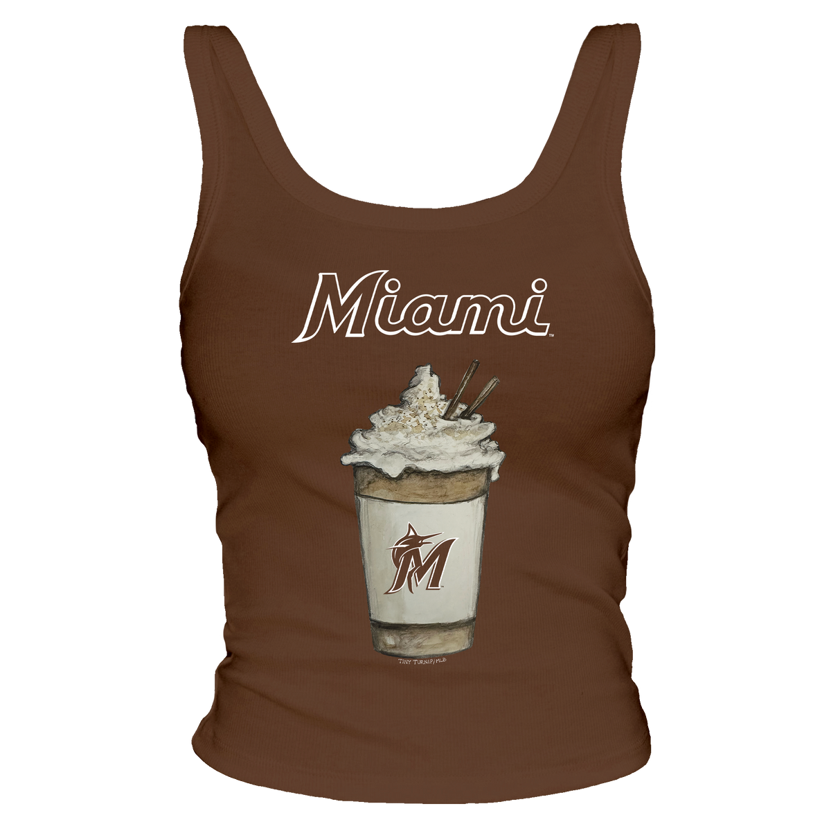 Miami Marlins Latte Tank