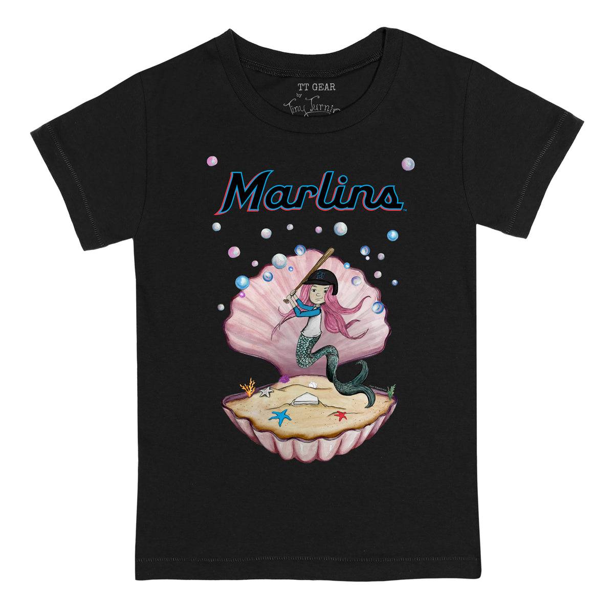 Miami Marlins Mermaid Tee Shirt