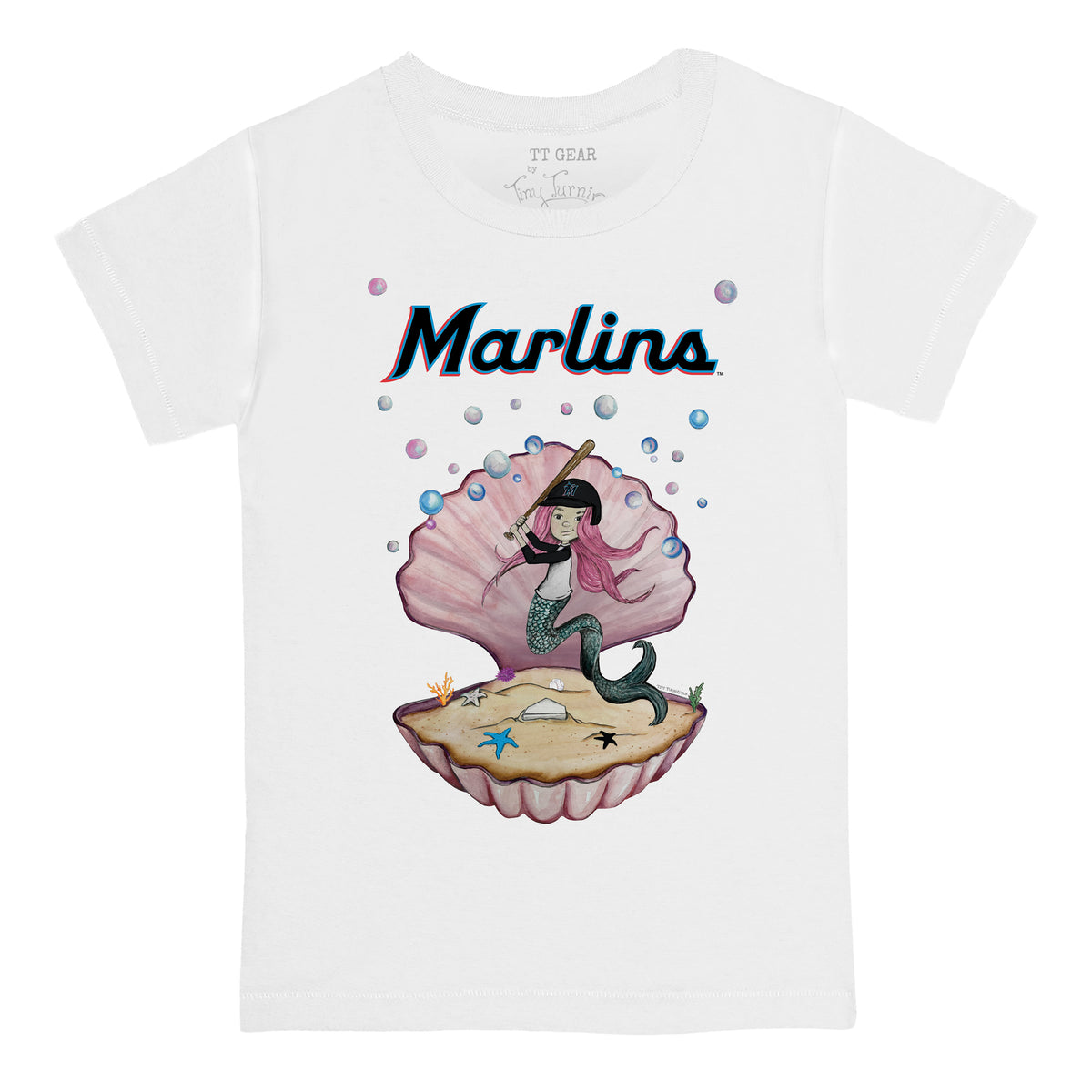 Miami Marlins Mermaid Tee Shirt