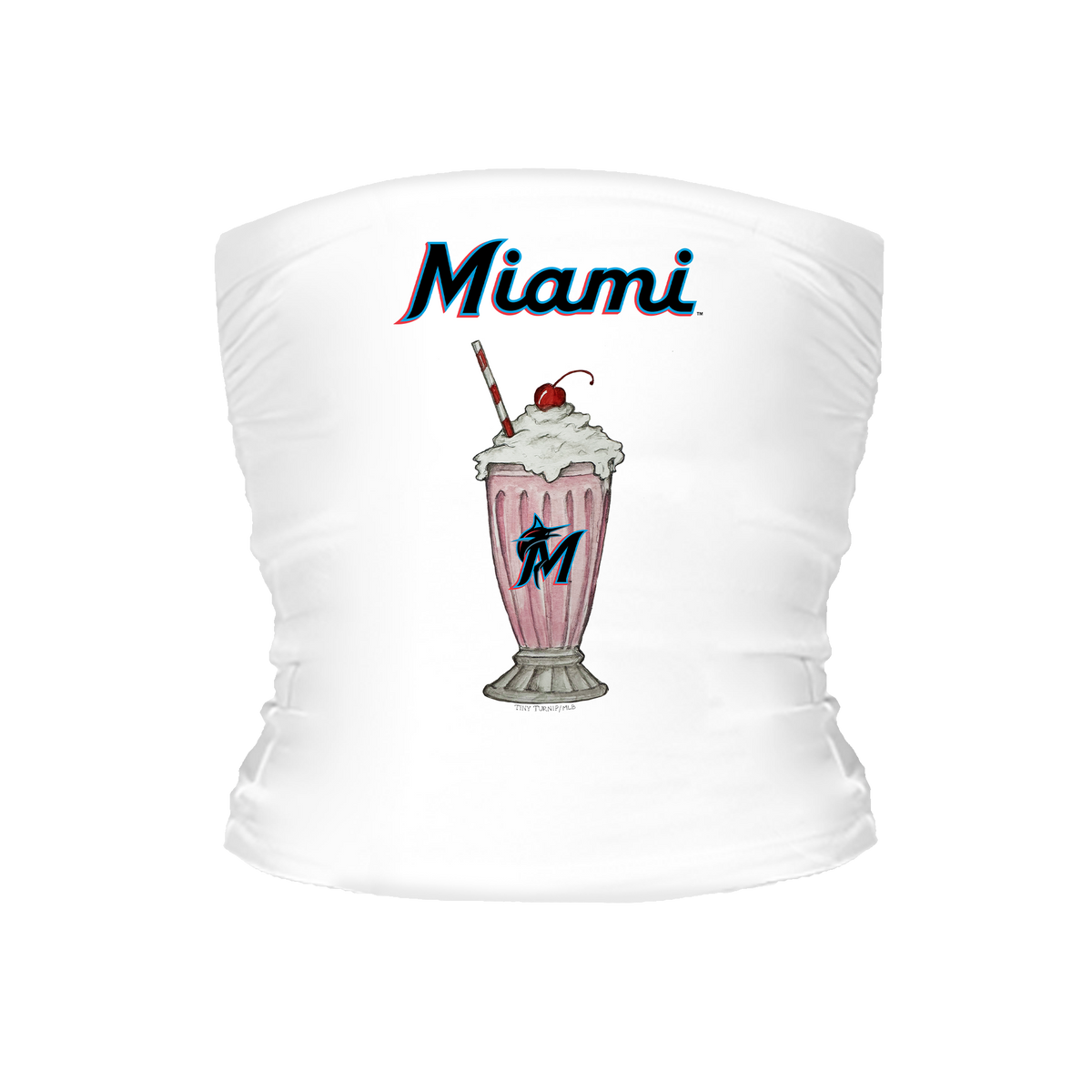 Miami Marlins Milkshake Tube Top