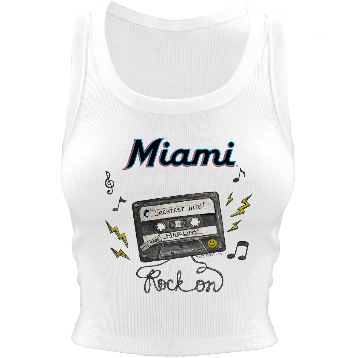 Miami Marlins Mixtape Crop Tank