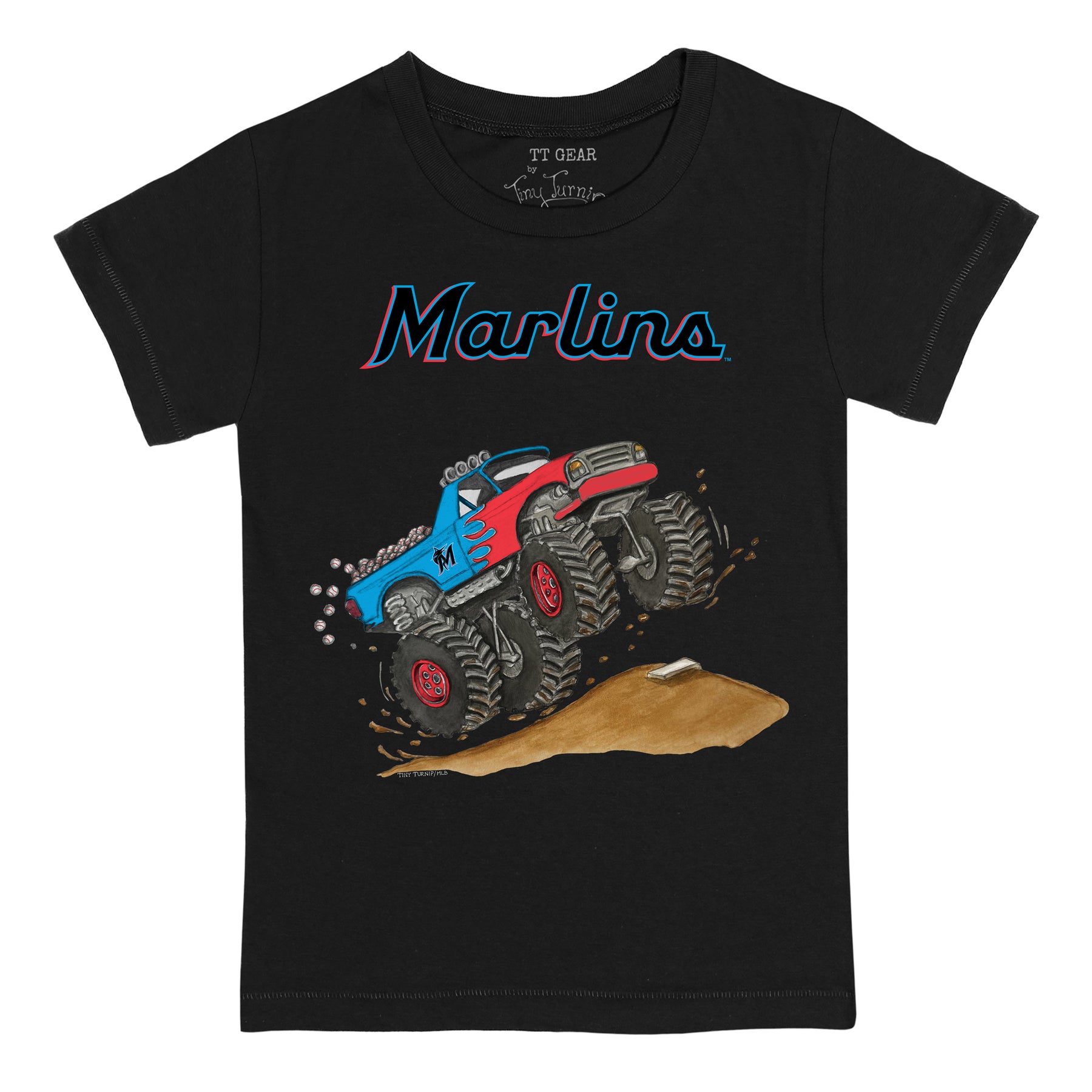 Miami Marlins Monster Truck Tee Shirt