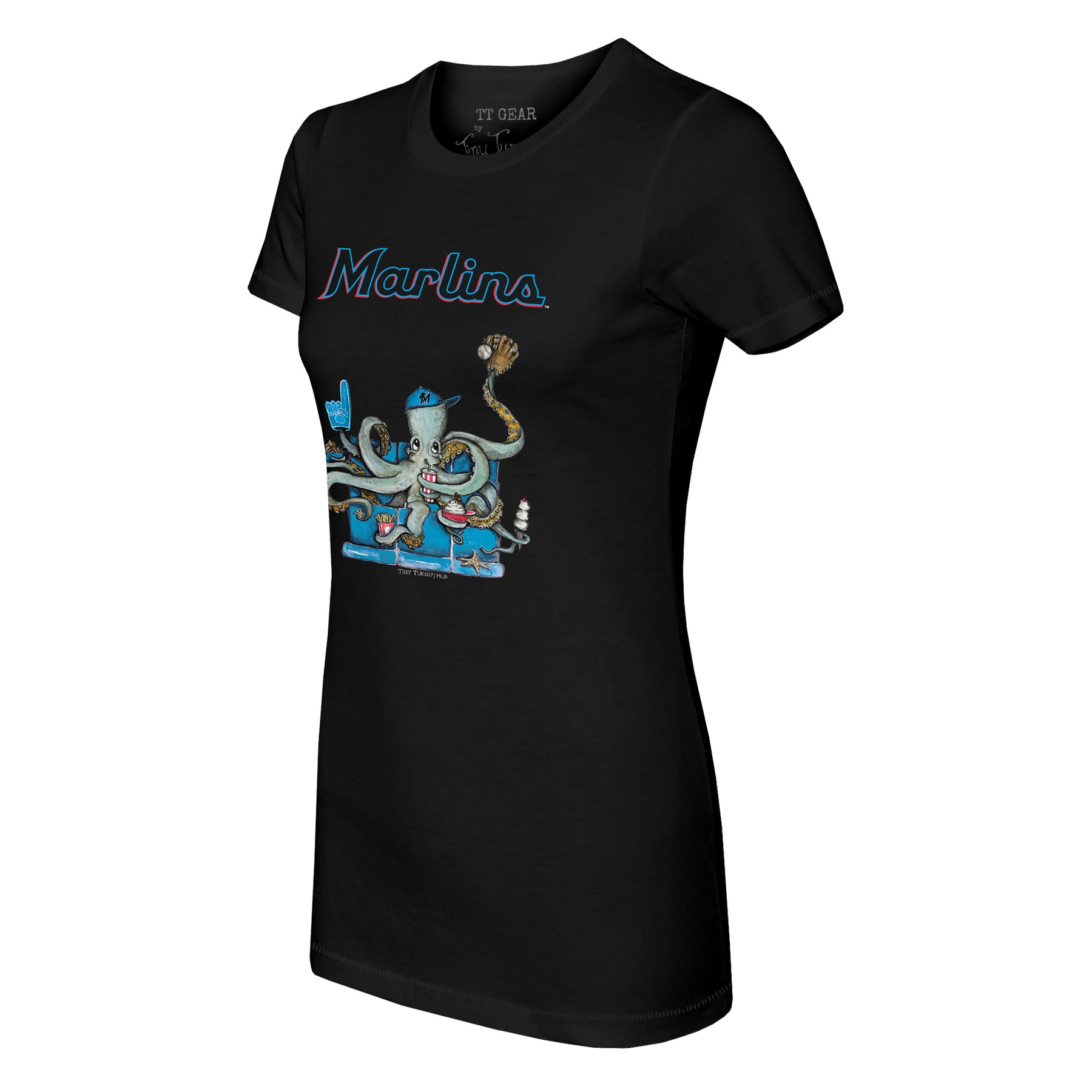 Miami Marlins Octopus Tee Shirt