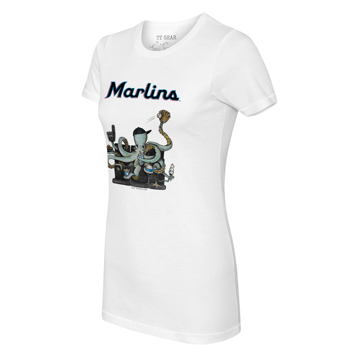 Miami Marlins Octopus Tee Shirt